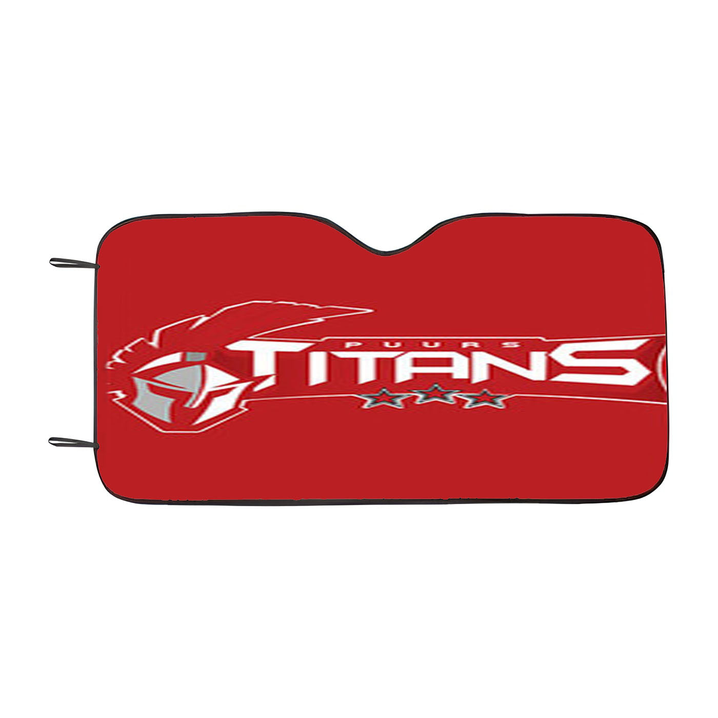 Puurs Titans Logo Red Car Auto Sun Shade Windshield Cover