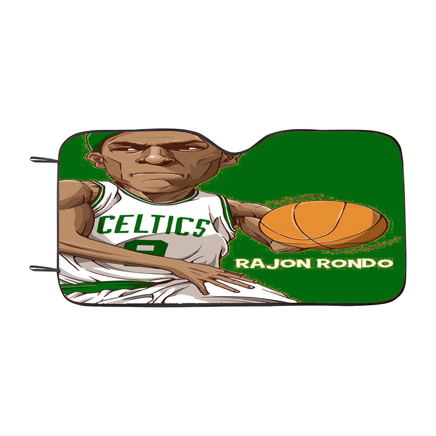 Rajon Rondo Green Car Auto Sun Shade Windshield Cover