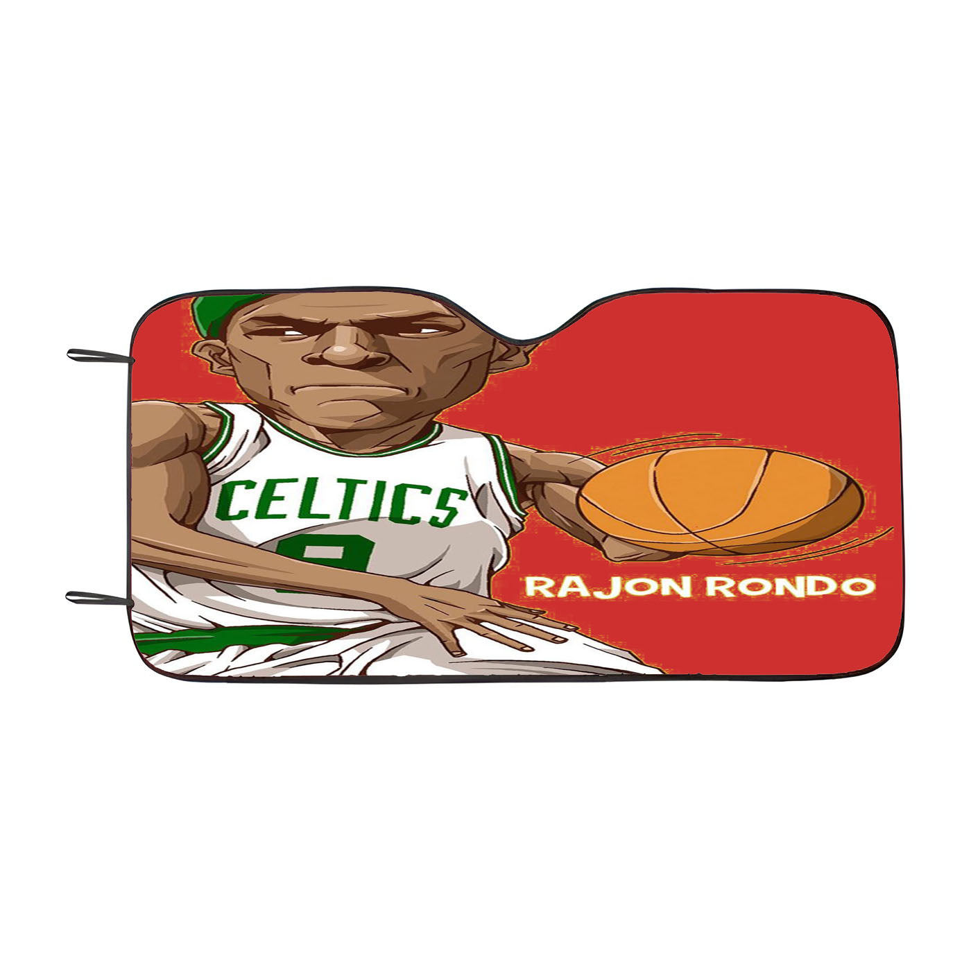 Rajon Rondo Red Car Auto Sun Shade Windshield Cover