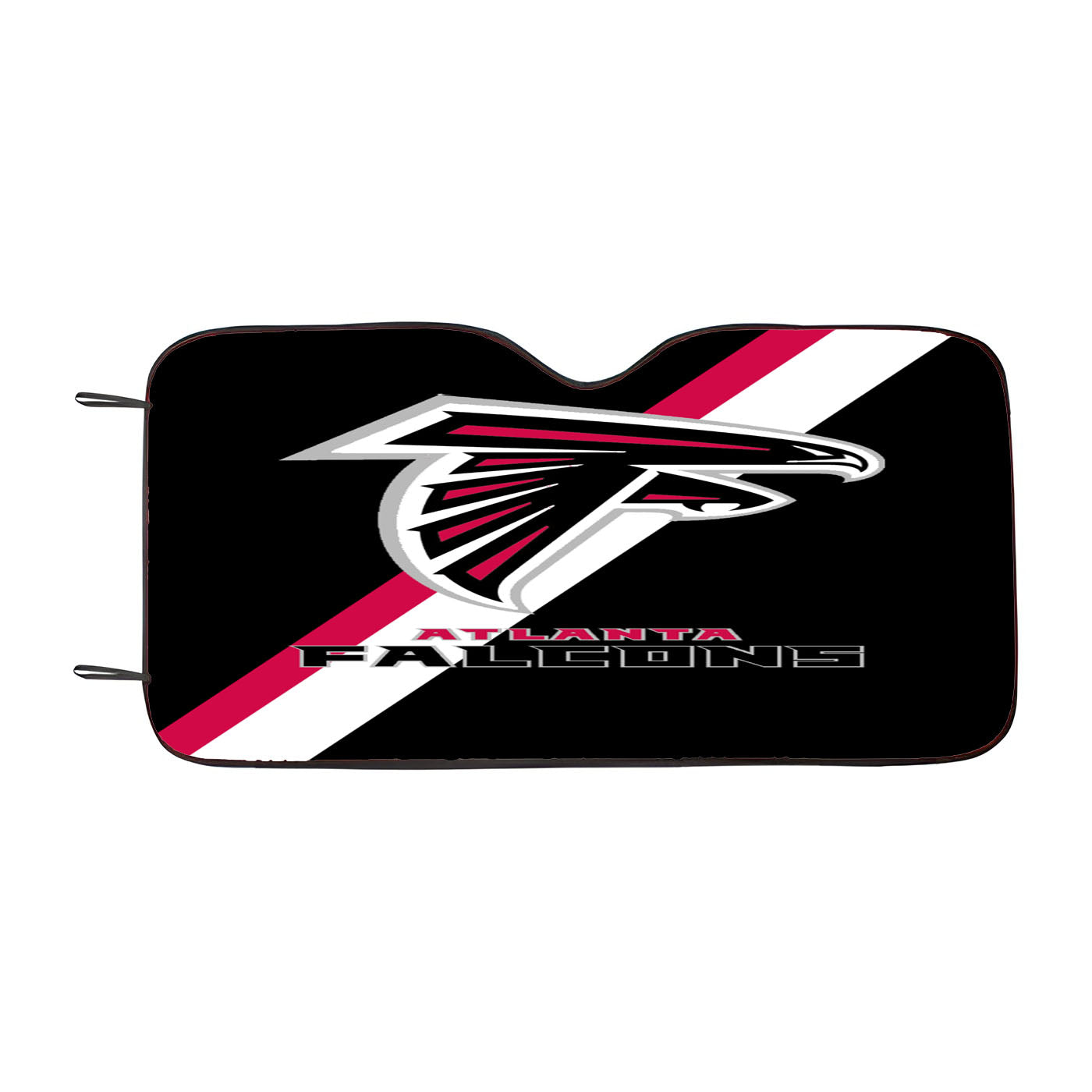Red White Line Atlanta Falcons Car Auto Sun Shade Windshield Cover