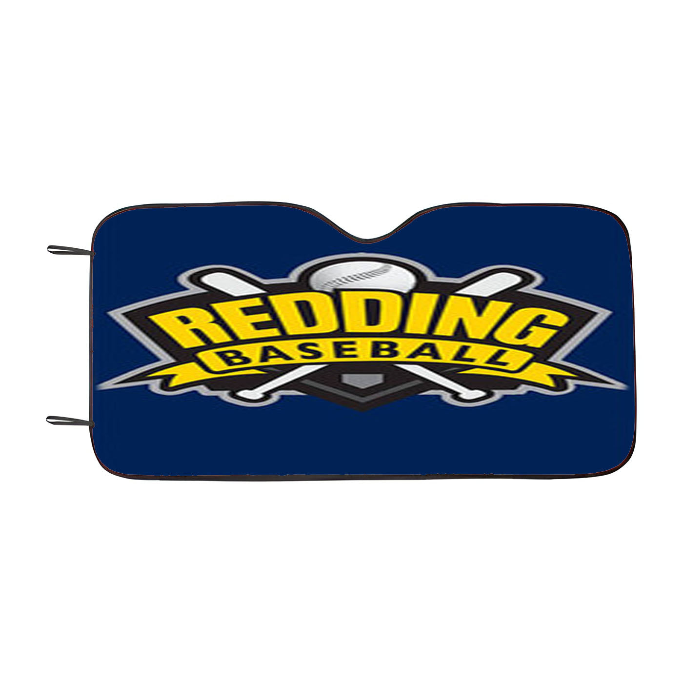 Redding Baseball Logo Blue Car Auto Sun Shade Windshield Cover