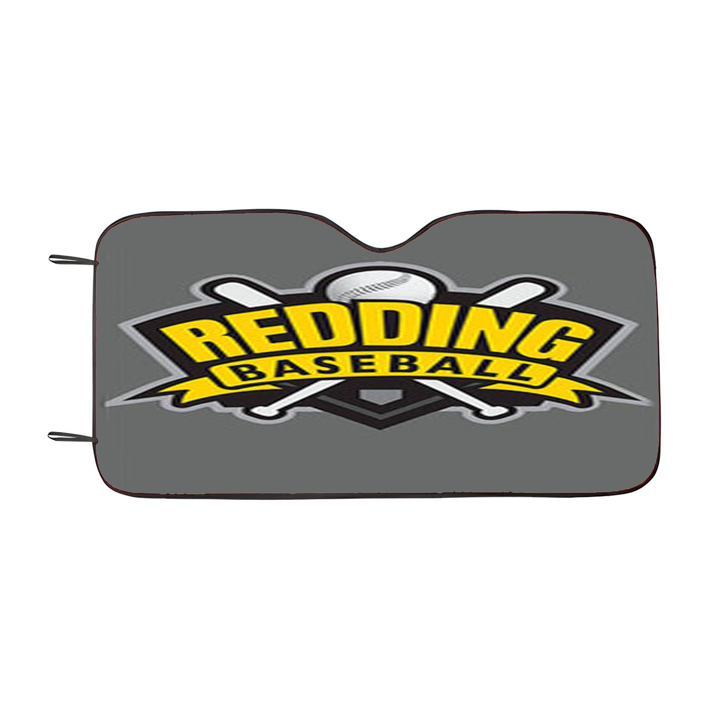 Redding Baseball Logo Gray Car Auto Sun Shade Windshield Cover