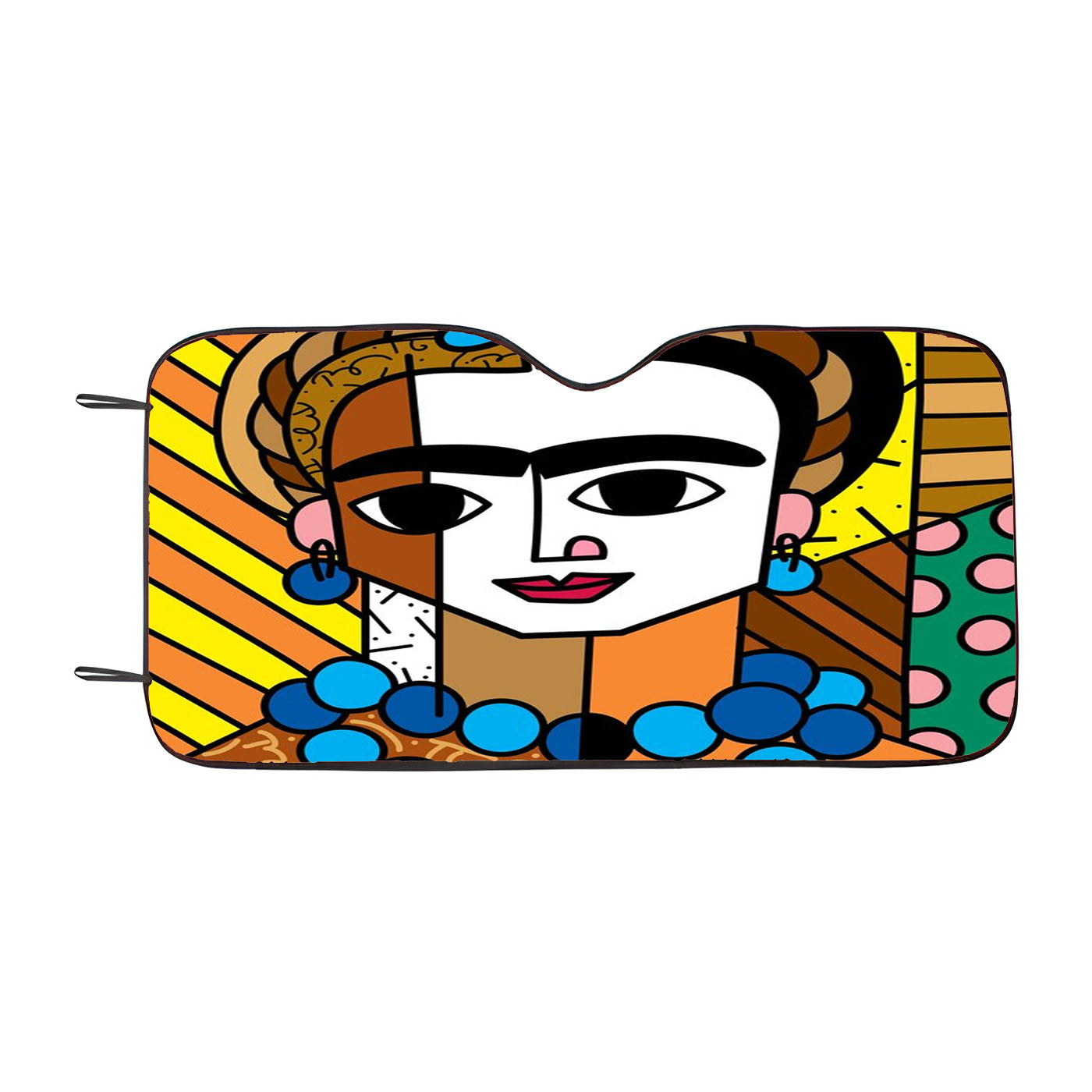 Romero Britto Frida Kahlo Wallpaper Car Auto Sun Shade Windshield Cover