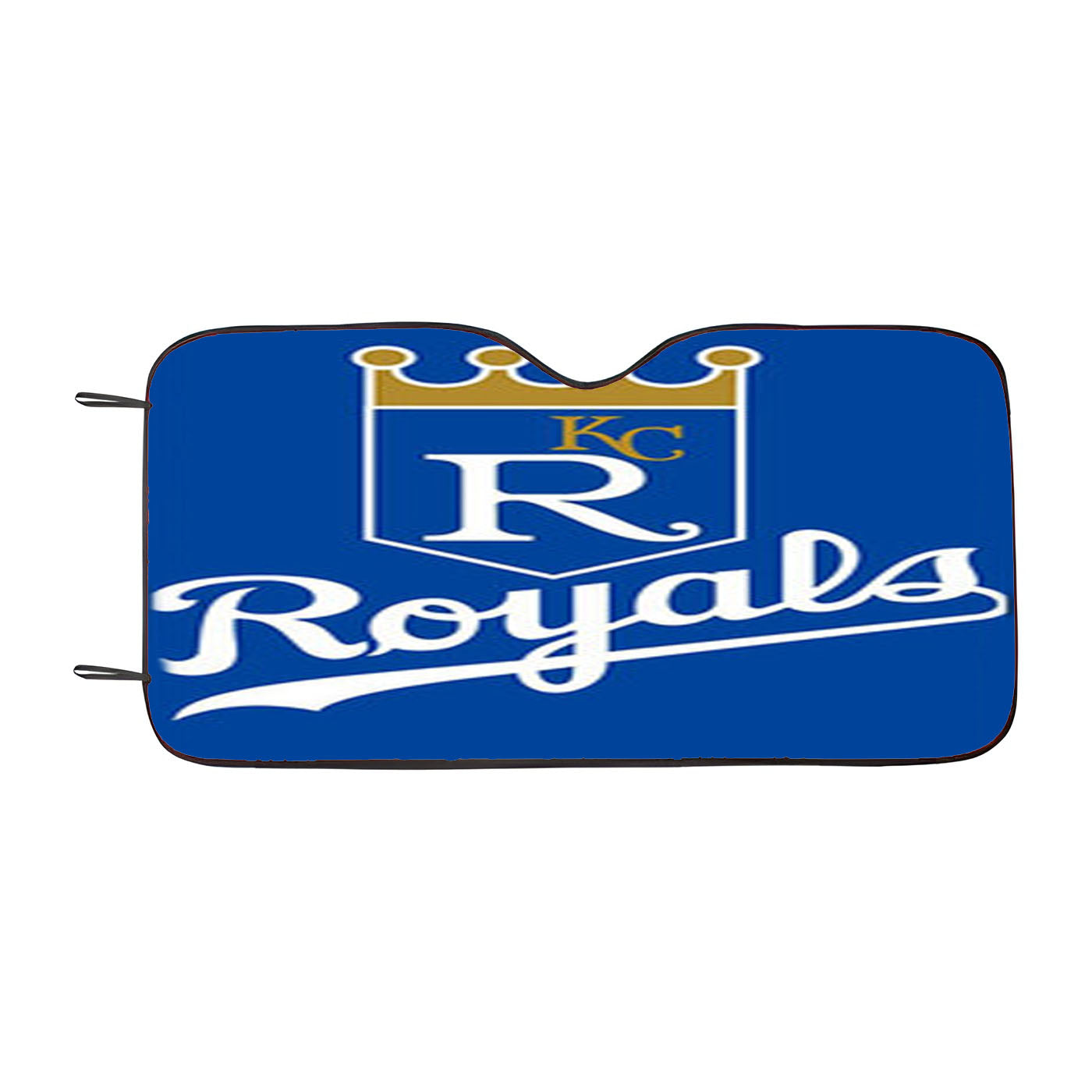 Royal Baseball Logo Blue Car Auto Sun Shade Windshield Cover
