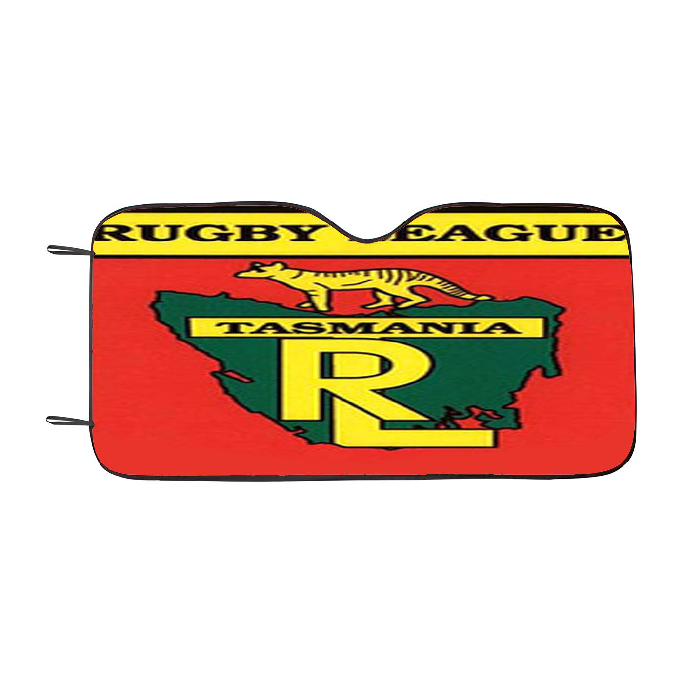 Rugby League Tasmania Red Car Auto Sun Shade Windshield Cover