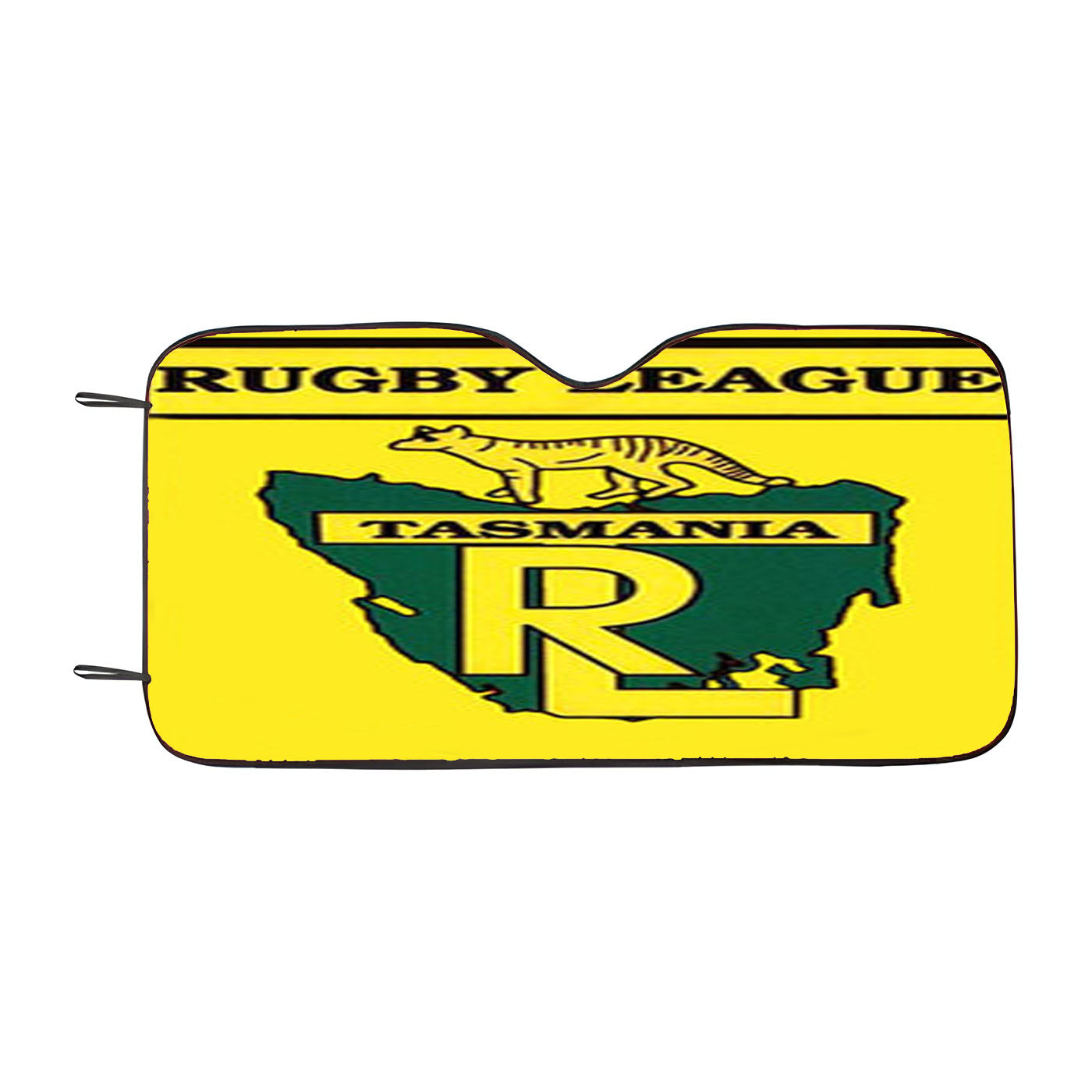 Rugby League Tasmania Yellow Car Auto Sun Shade Windshield Cover