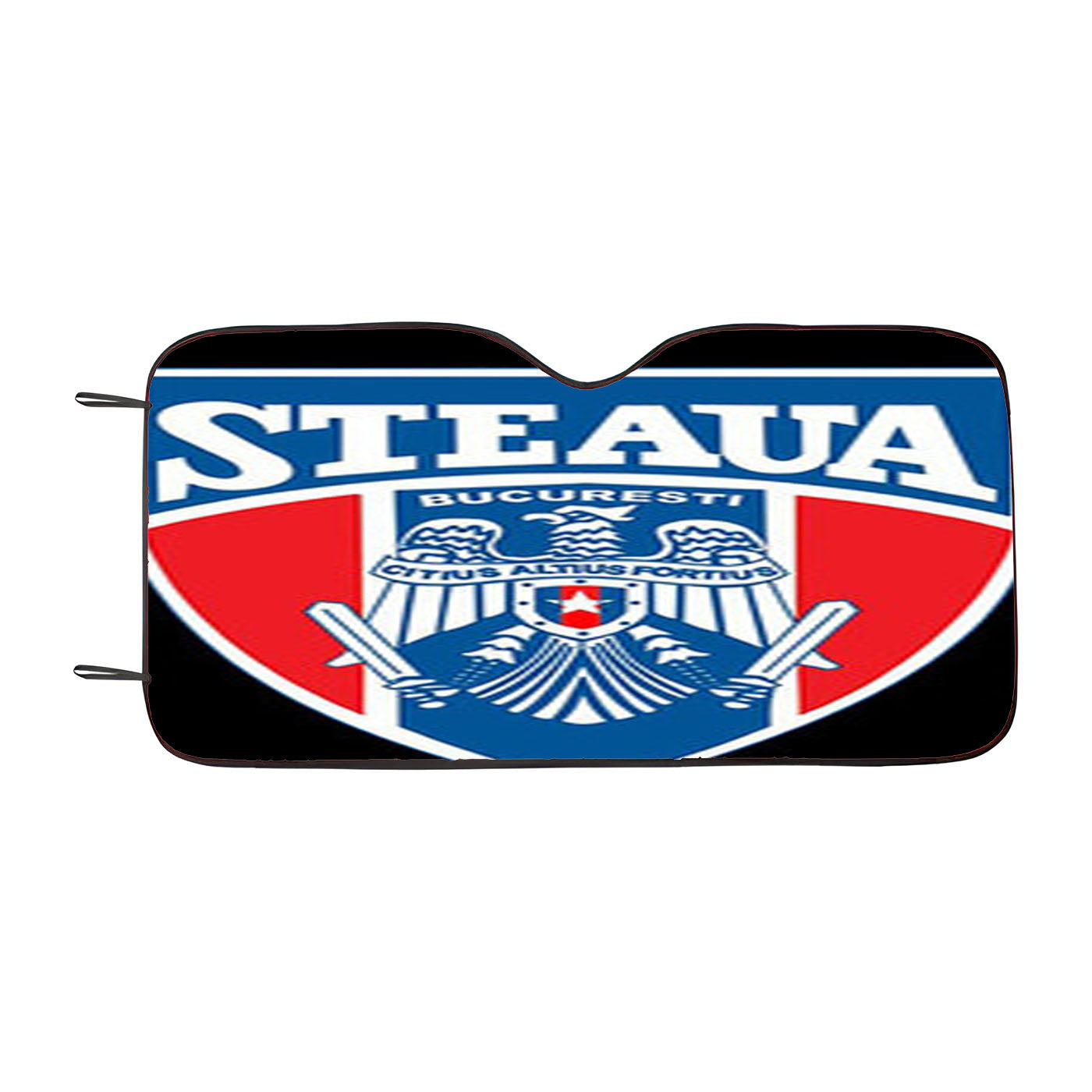Rugby Steaua Logo Black Car Auto Sun Shade Windshield Cover