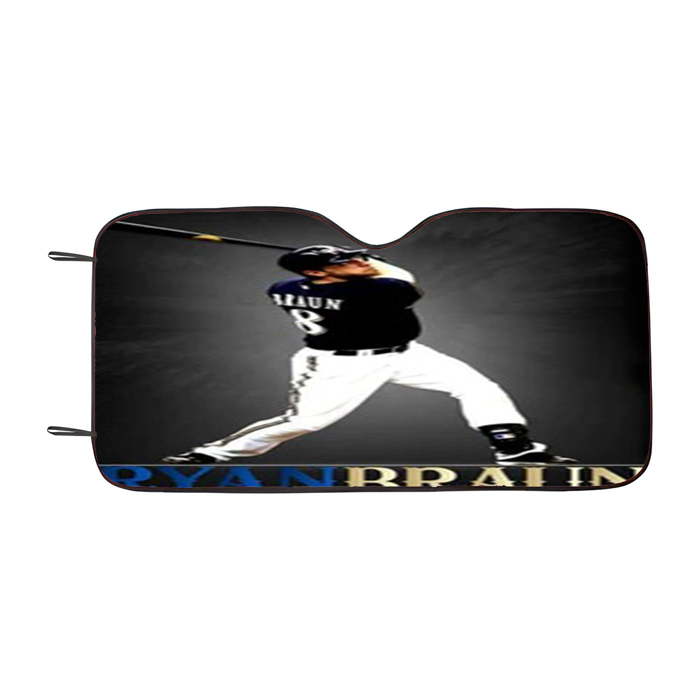 Ryan Braun Milwaukee Brwers Car Auto Sun Shade Windshield Cover