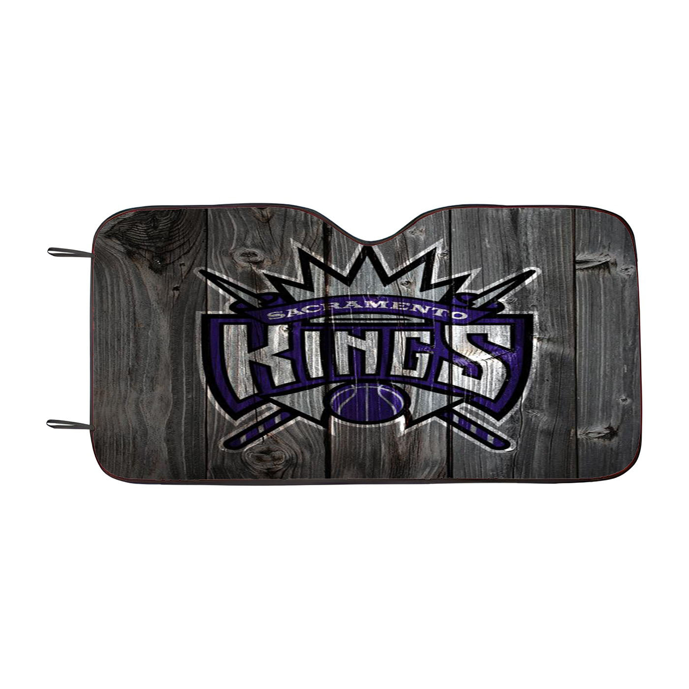 Sacramento Kings Nba Wood Wallpaper Car Auto Sun Shade Windshield Cover