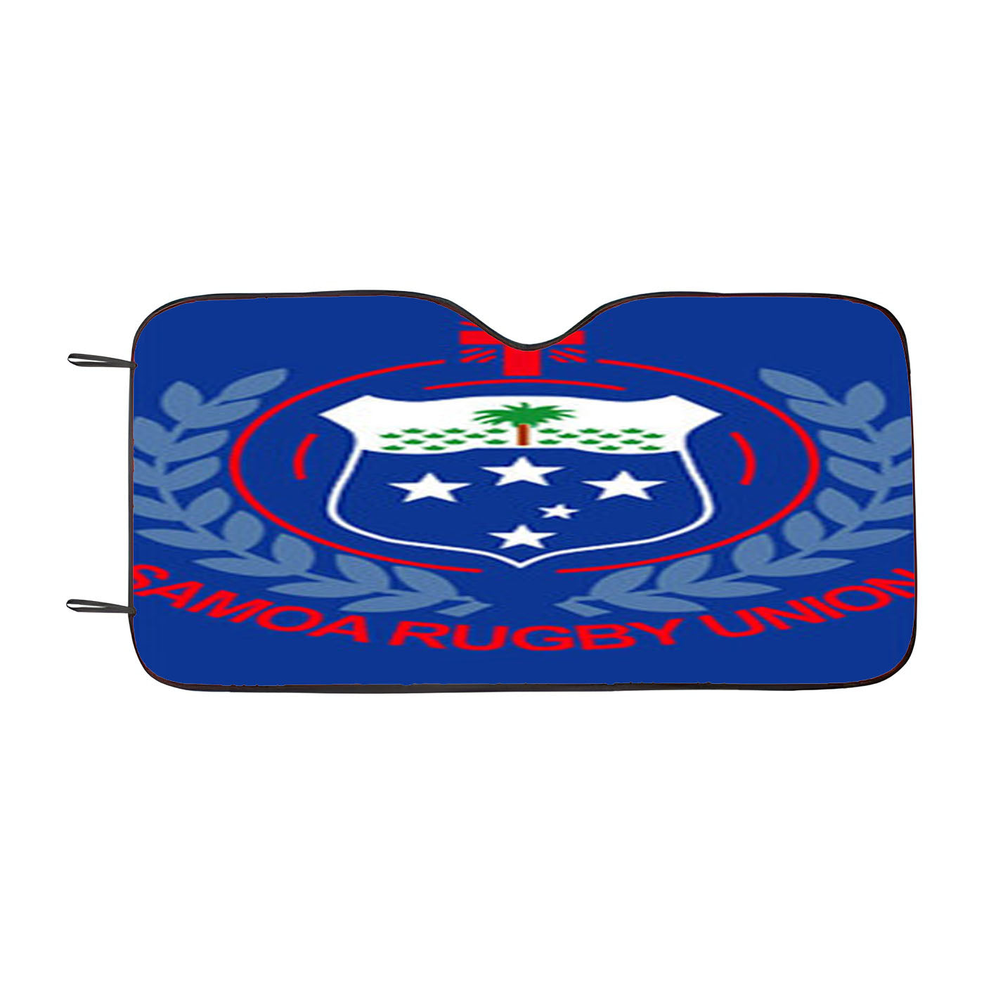 Samoa Rugby Union Logo Blue Car Auto Sun Shade Windshield Cover