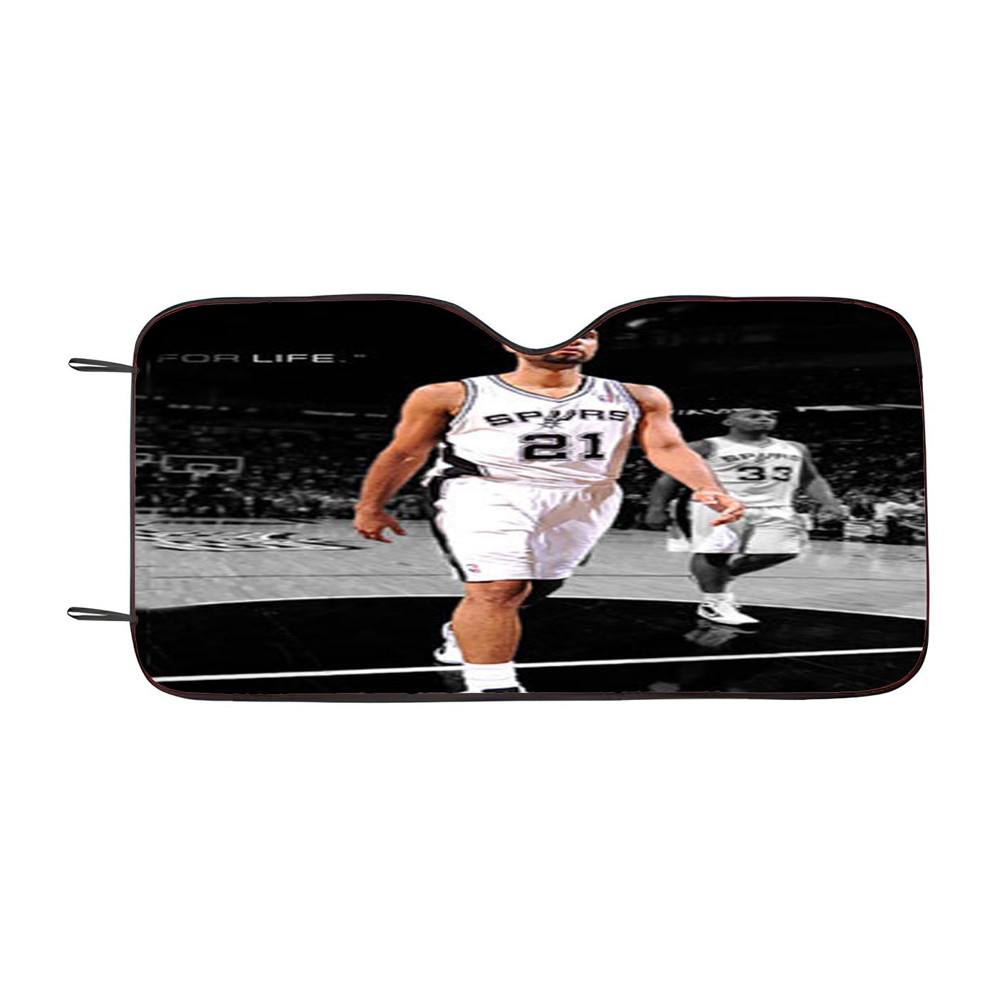 San Antonio Spurs Duncan Car Auto Sun Shade Windshield Cover