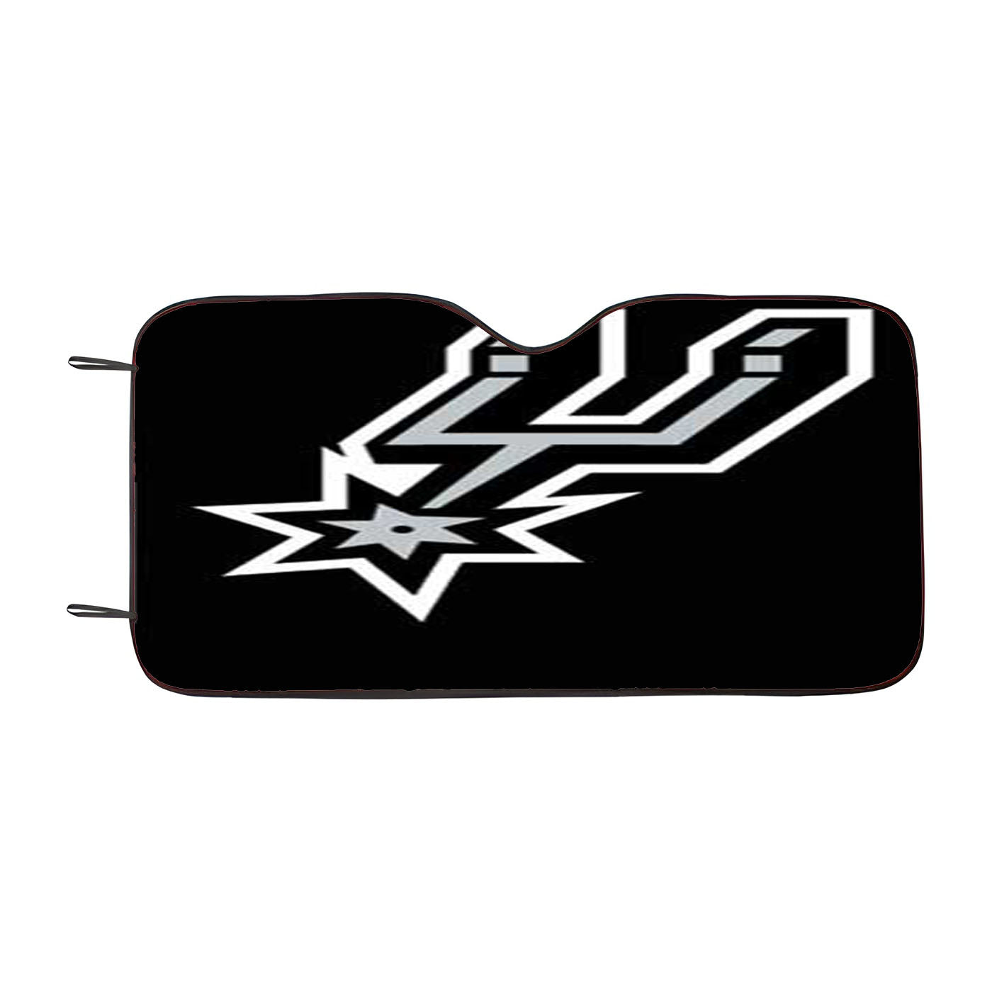 San Antonio Spurs Logo Blk Bkg Car Auto Sun Shade Windshield Cover