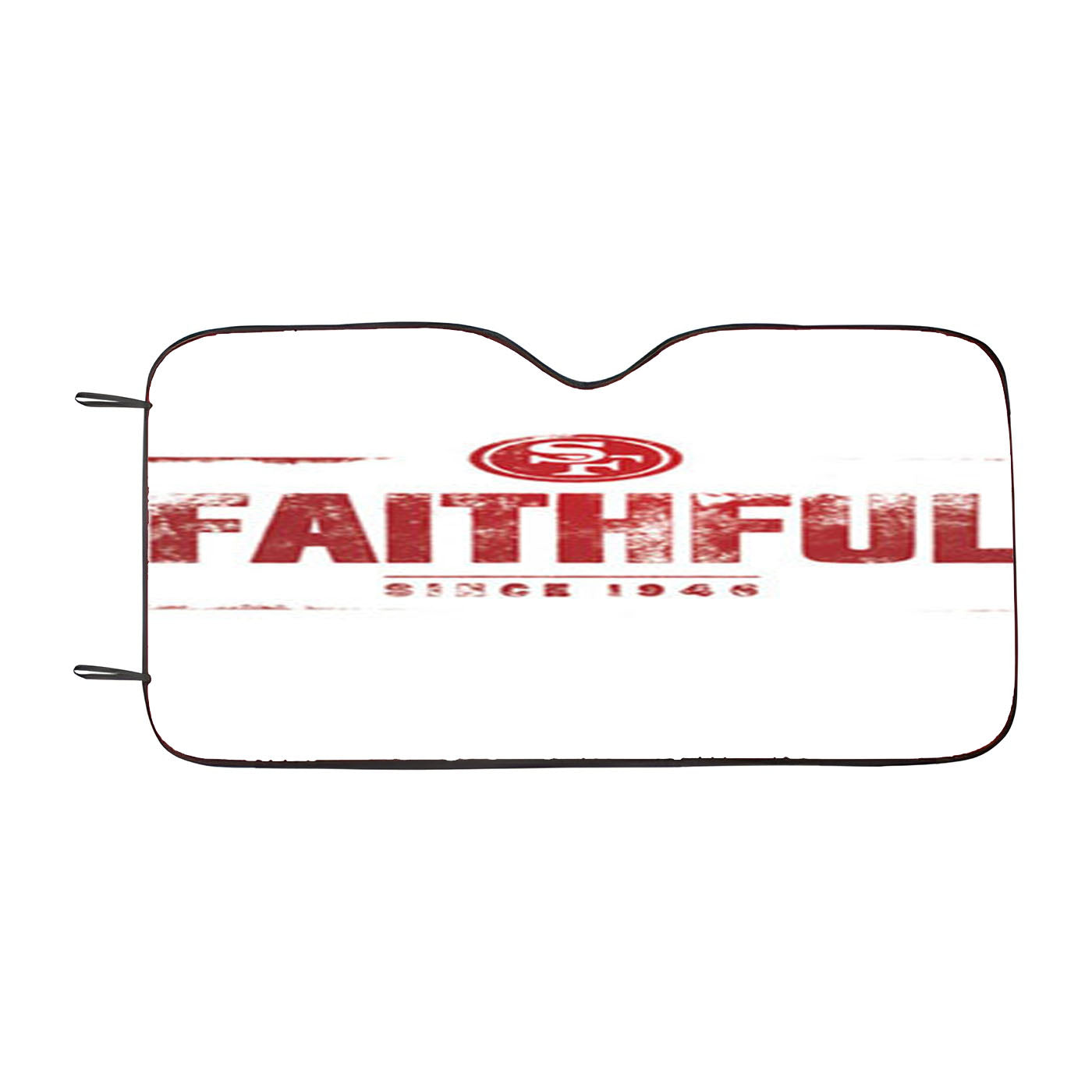San Francisco 49Ers Faithful Car Auto Sun Shade Windshield Cover