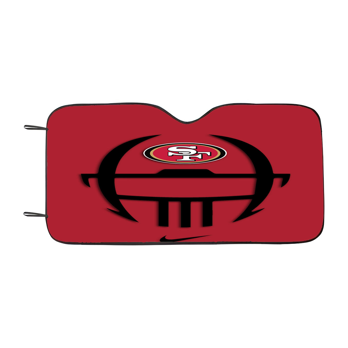 San Francisco 49Ers Nike Helmet Logo Car Auto Sun Shade Windshield Cover
