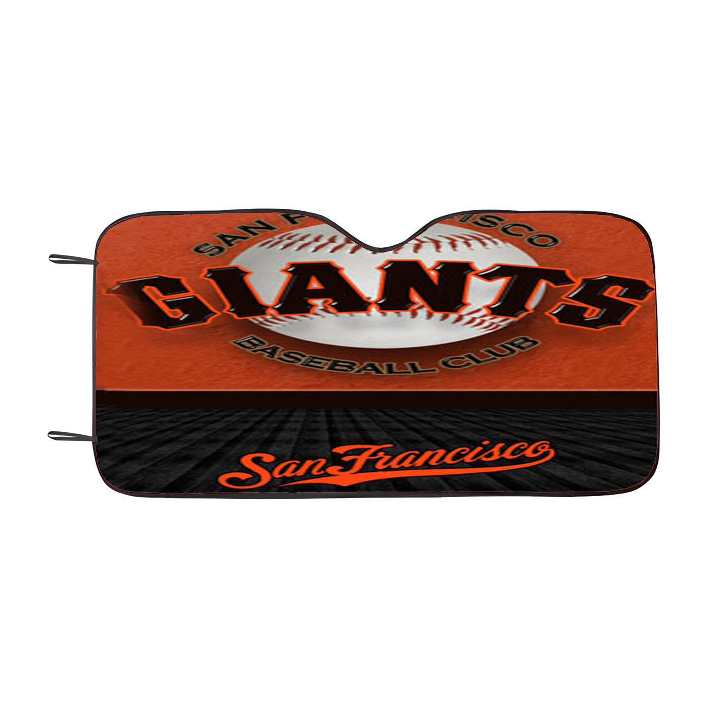 San Francisco Giants Baseball Club Car Auto Sun Shade Windshield Cover