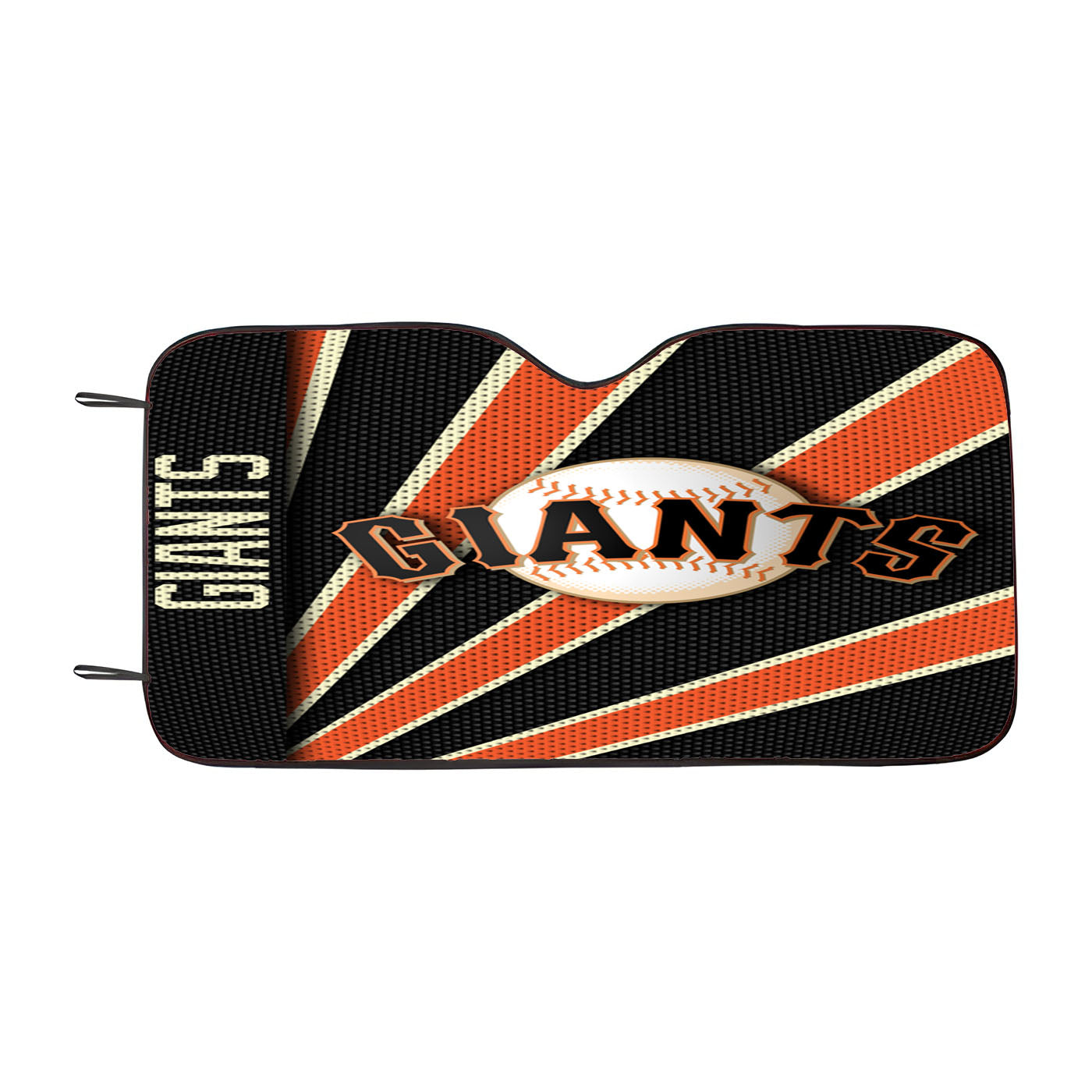 San Francisco Giants Stripe Wallpaper Car Auto Sun Shade Windshield Cover