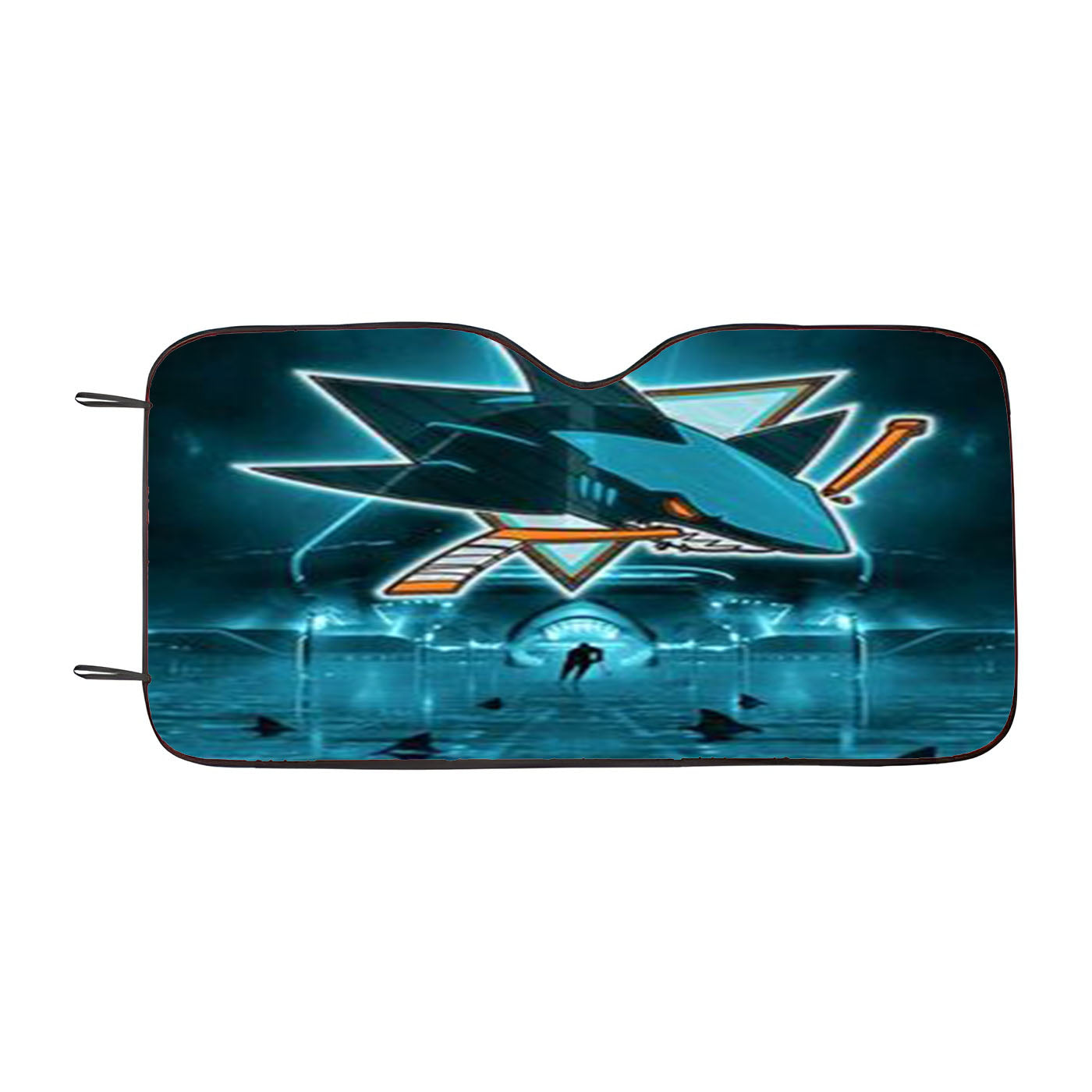 San Jose Sharks Car Auto Sun Shade Windshield Cover