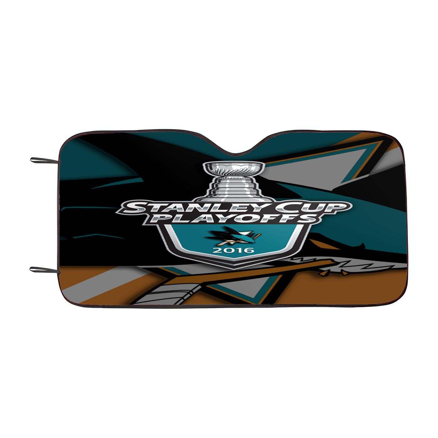 San Jose Sharks 2016 Playoffs Car Auto Sun Shade Windshield Cover