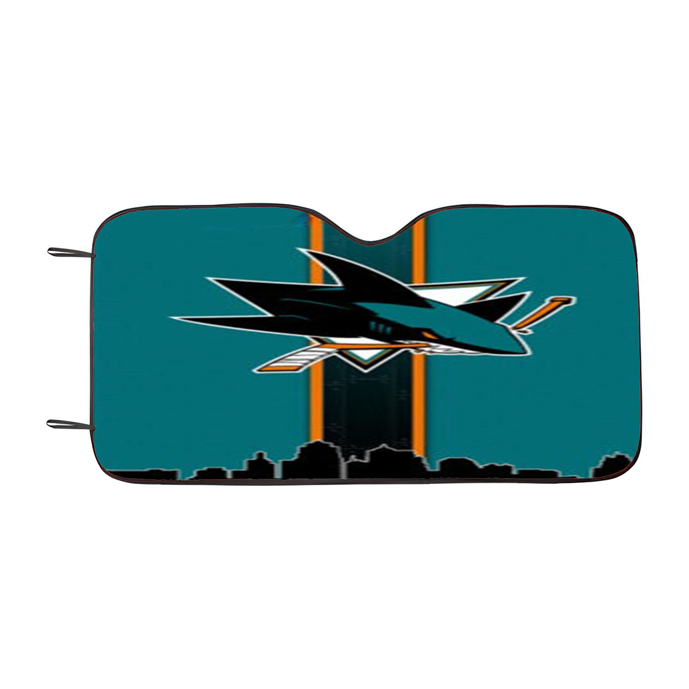 San Jose Sharks Logo Car Auto Sun Shade Windshield Cover