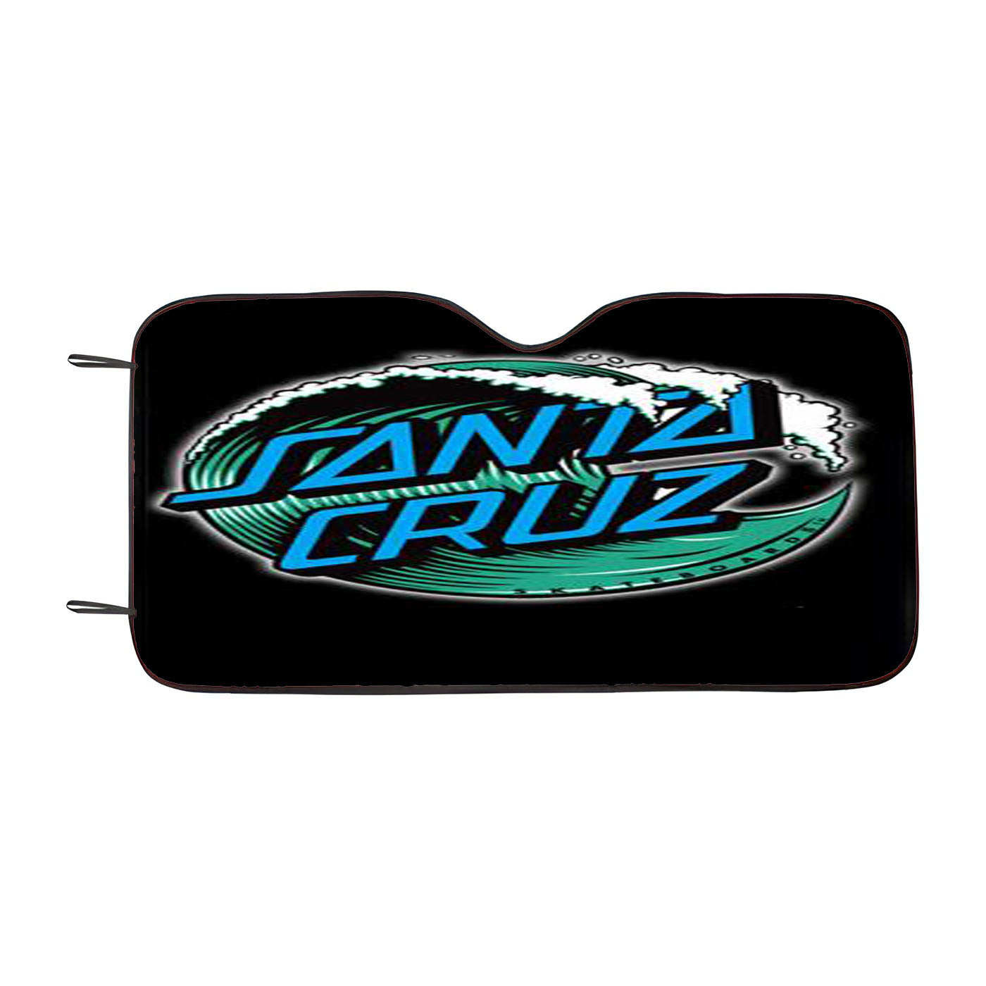 Santa Cruz Skateboard Logo Car Auto Sun Shade Windshield Cover