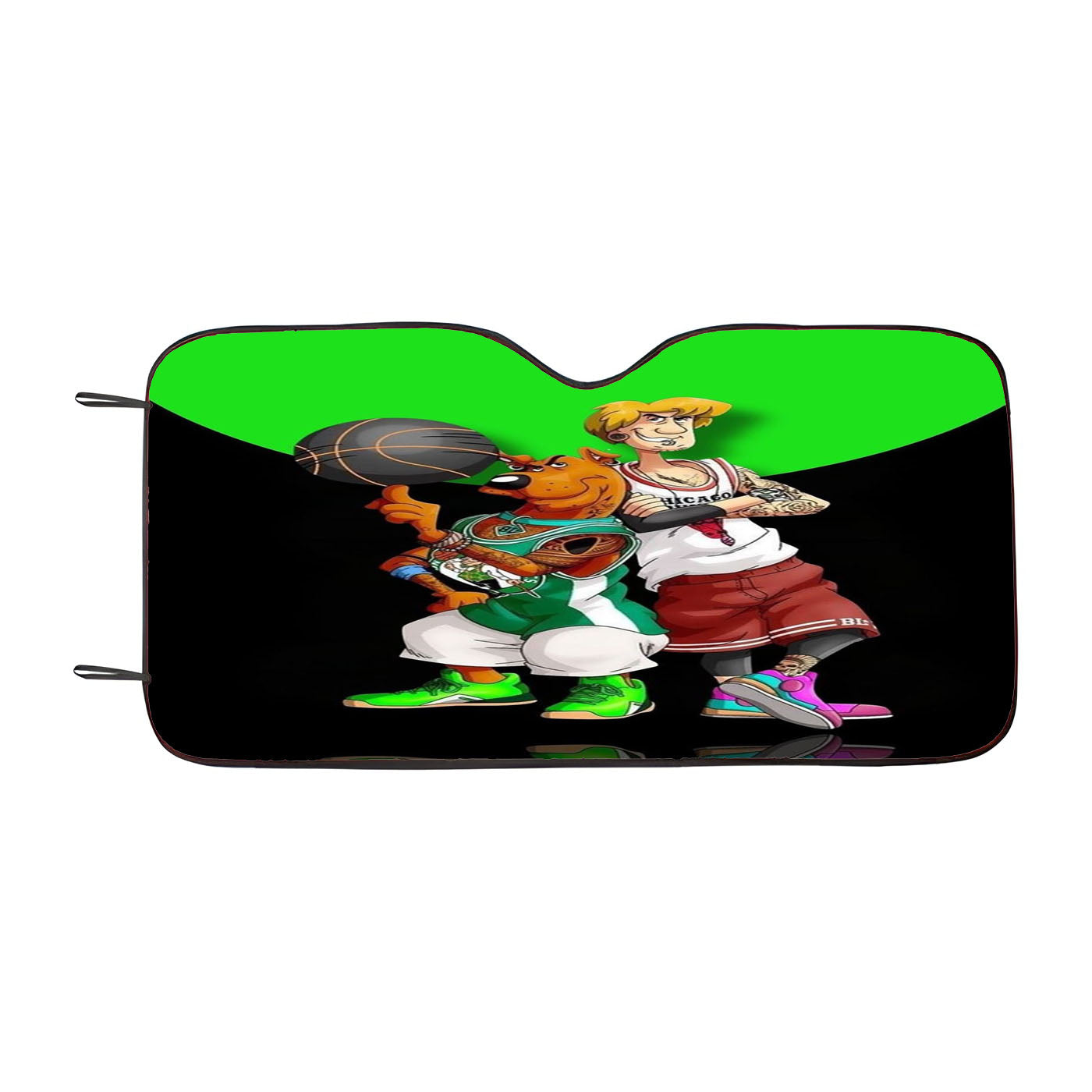 Scooby Doo Boston Celtic Car Auto Sun Shade Windshield Cover