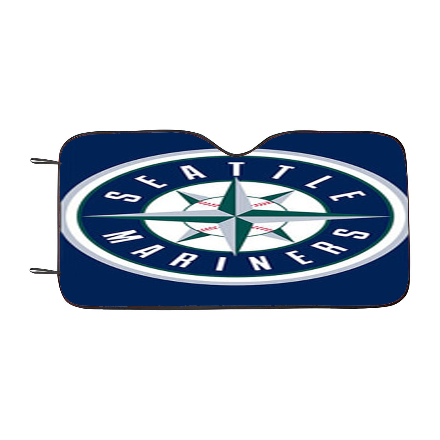 Seattle Mariners Baseball Logo Blue Car Auto Sun Shade Windshield Cover