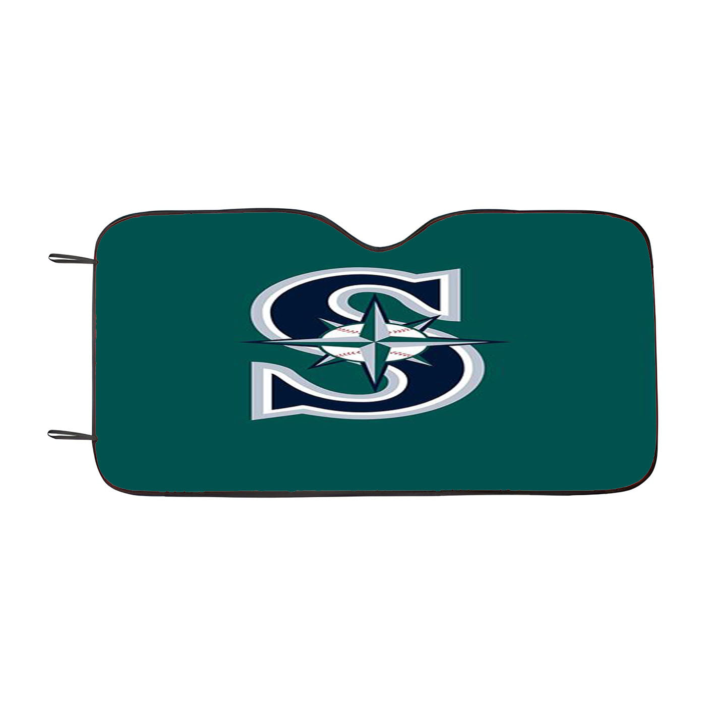 Seattle Mariners Logo Green Car Auto Sun Shade Windshield Cover