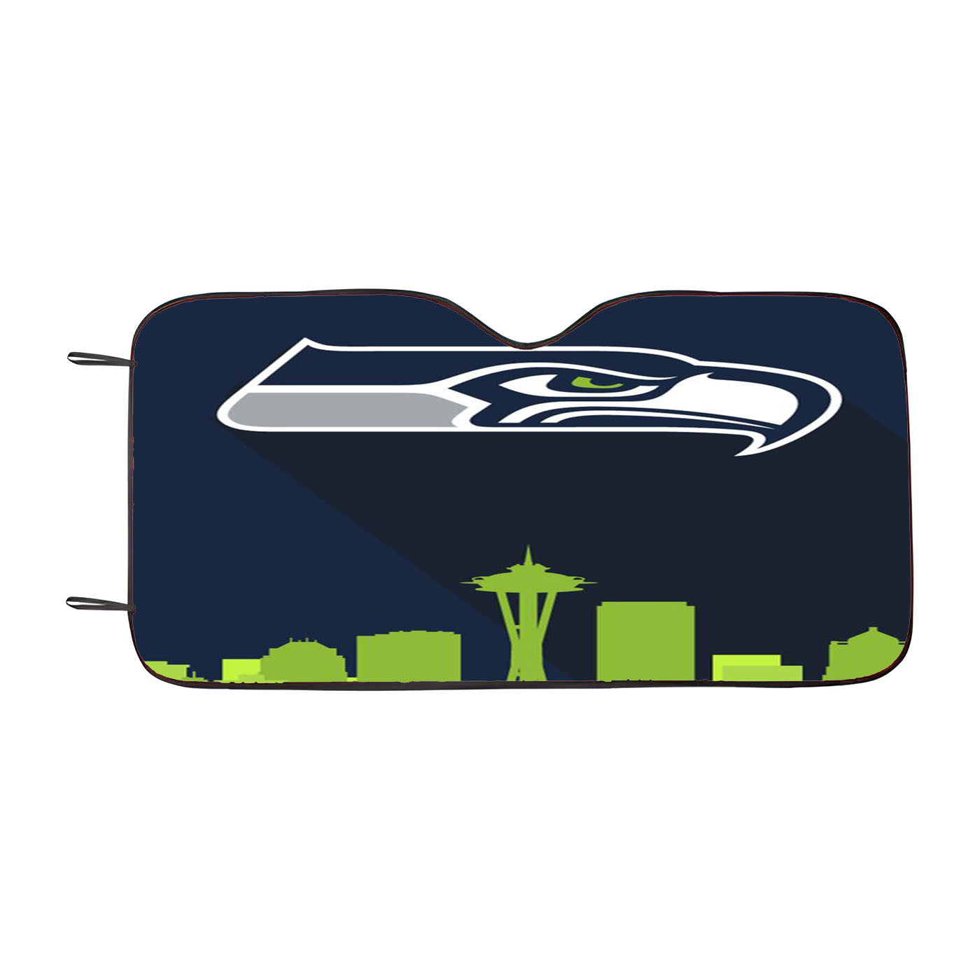Seattle Seahawks Logo Car Auto Sun Shade Windshield Cover
