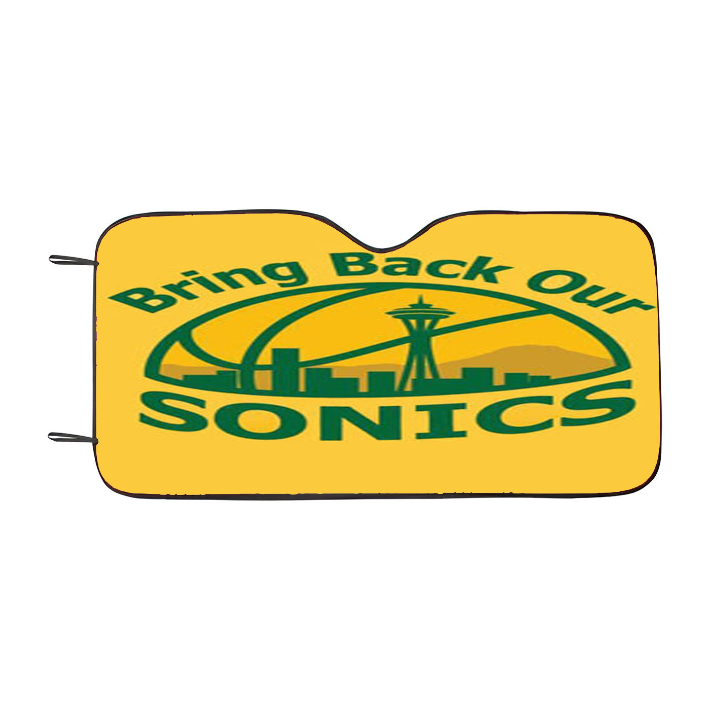 Seattle Sonics Bring Back Our Car Auto Sun Shade Windshield Cover
