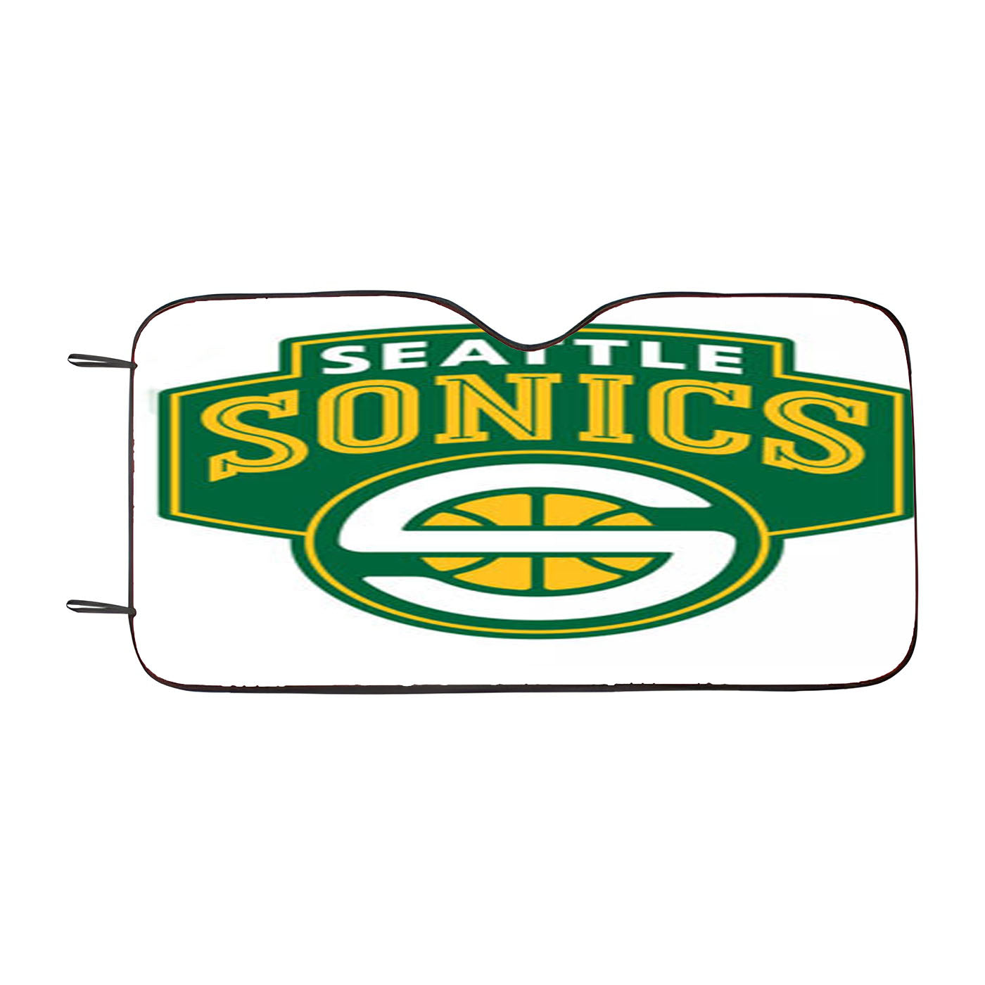 Seattle Supersonics Car Auto Sun Shade Windshield Cover