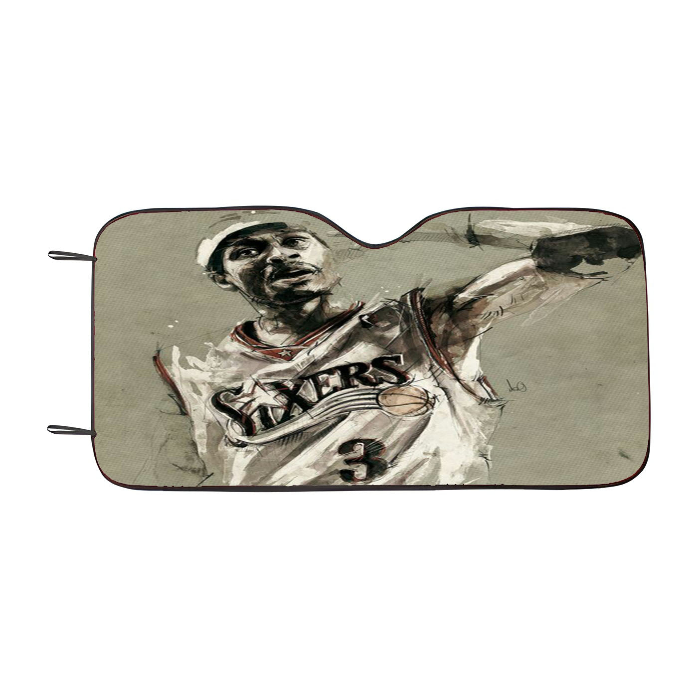 Sixers Basketball Car Auto Sun Shade Windshield Cover