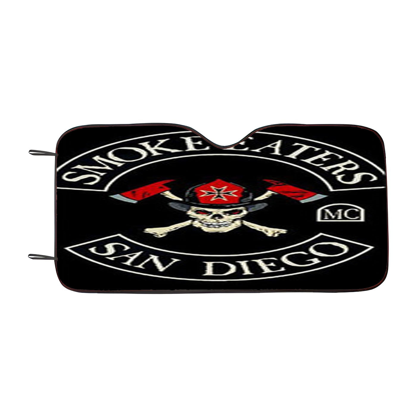 Smoke Eaters San Diego Car Auto Sun Shade Windshield Cover