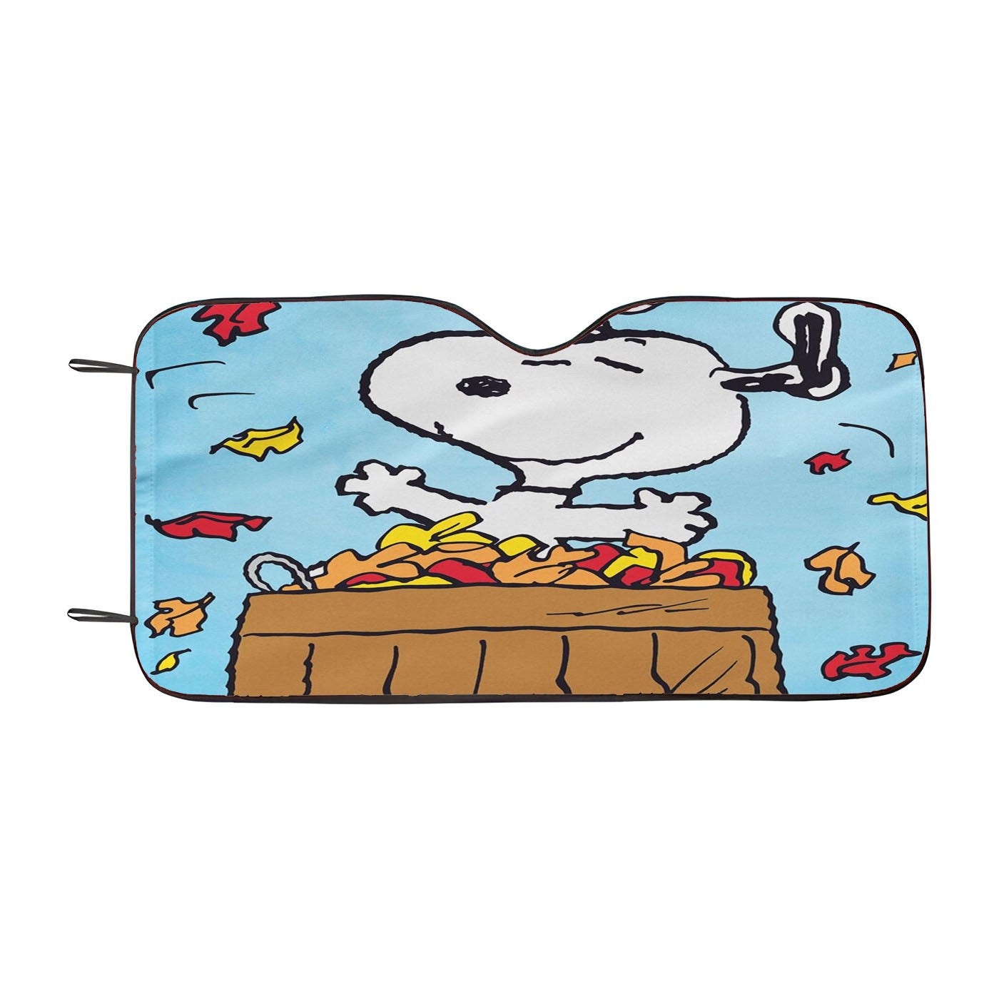 Snoopy Fall Outdoor Car Auto Sun Shade Windshield Cover