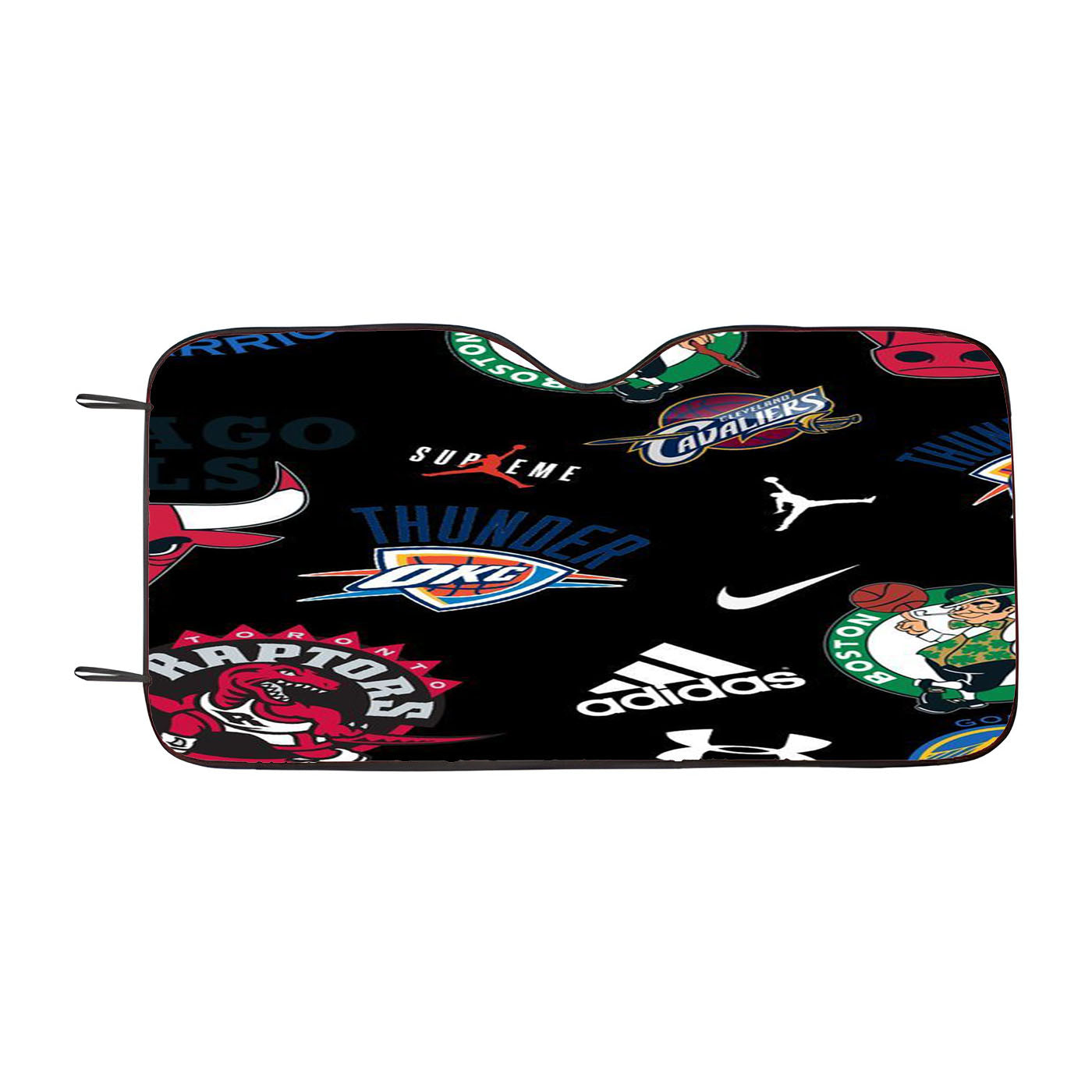 Sport Logo Pattern Nba Car Auto Sun Shade Windshield Cover