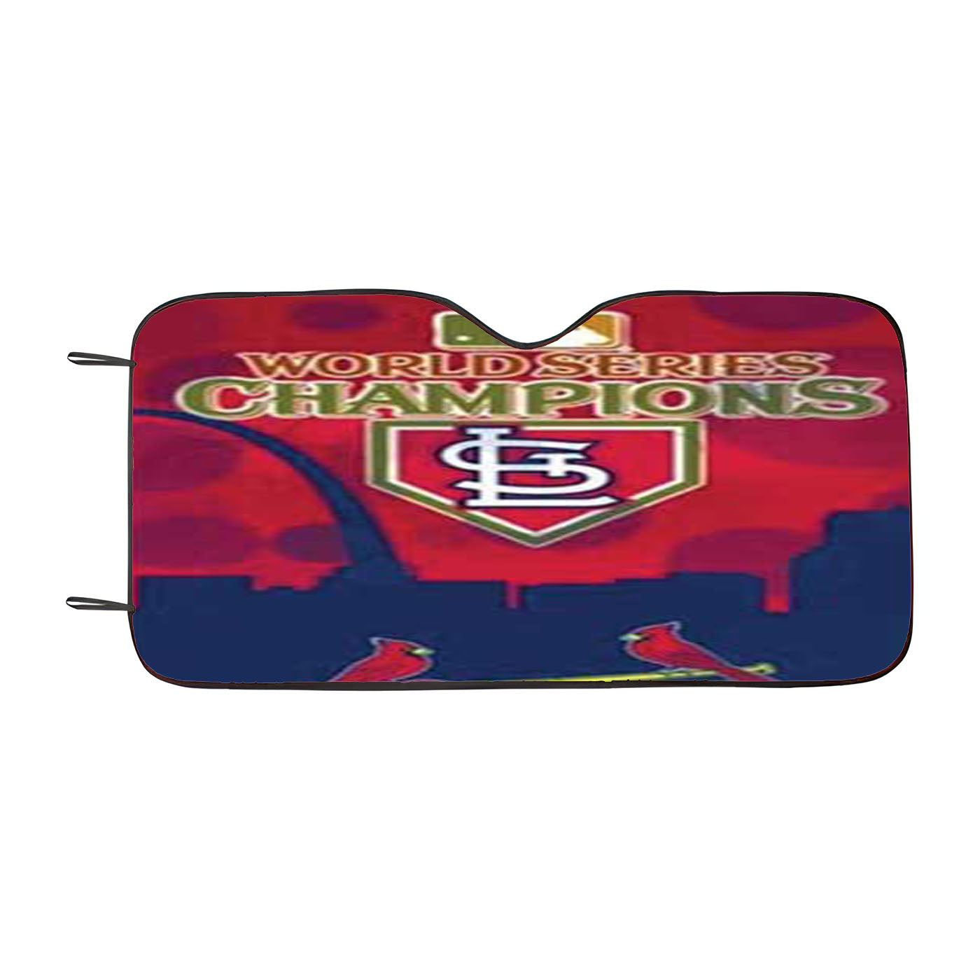 St Louis Cardinals Champ Silhouette Car Auto Sun Shade Windshield Cover