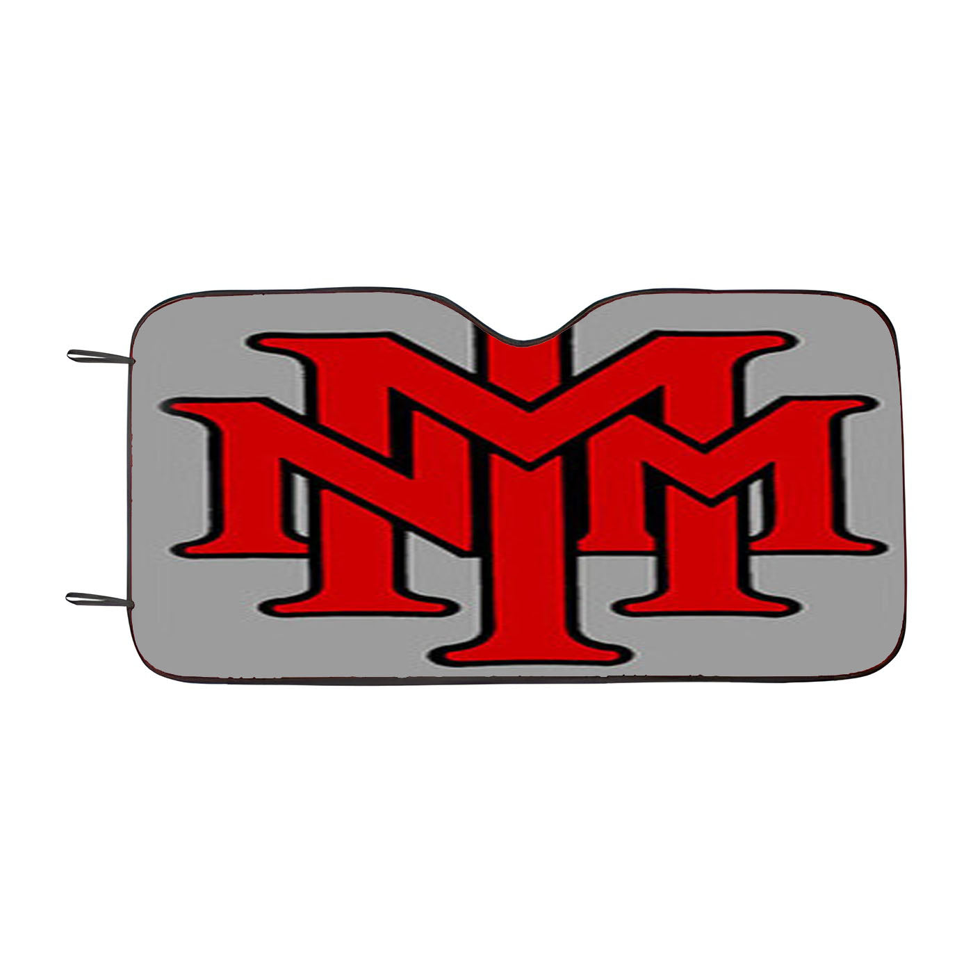 Stackednmmi Baseball Logo Gray Car Auto Sun Shade Windshield Cover