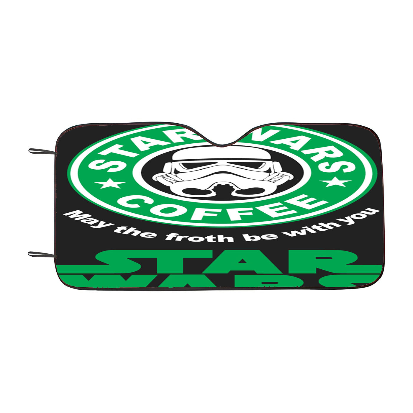 Star Wars Coffee Car Auto Sun Shade Windshield Cover
