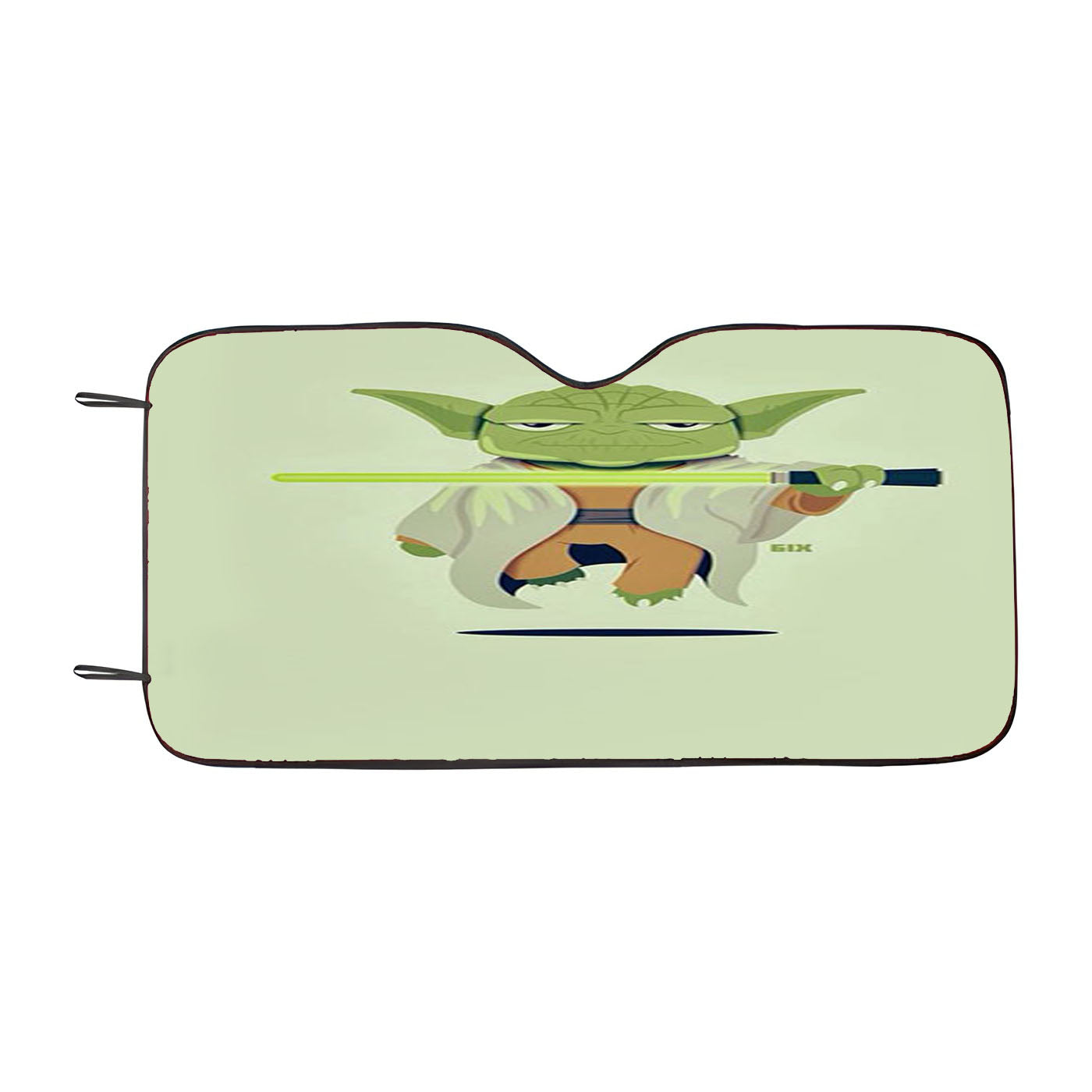 Star Wars Yoda Cartoon Car Auto Sun Shade Windshield Cover