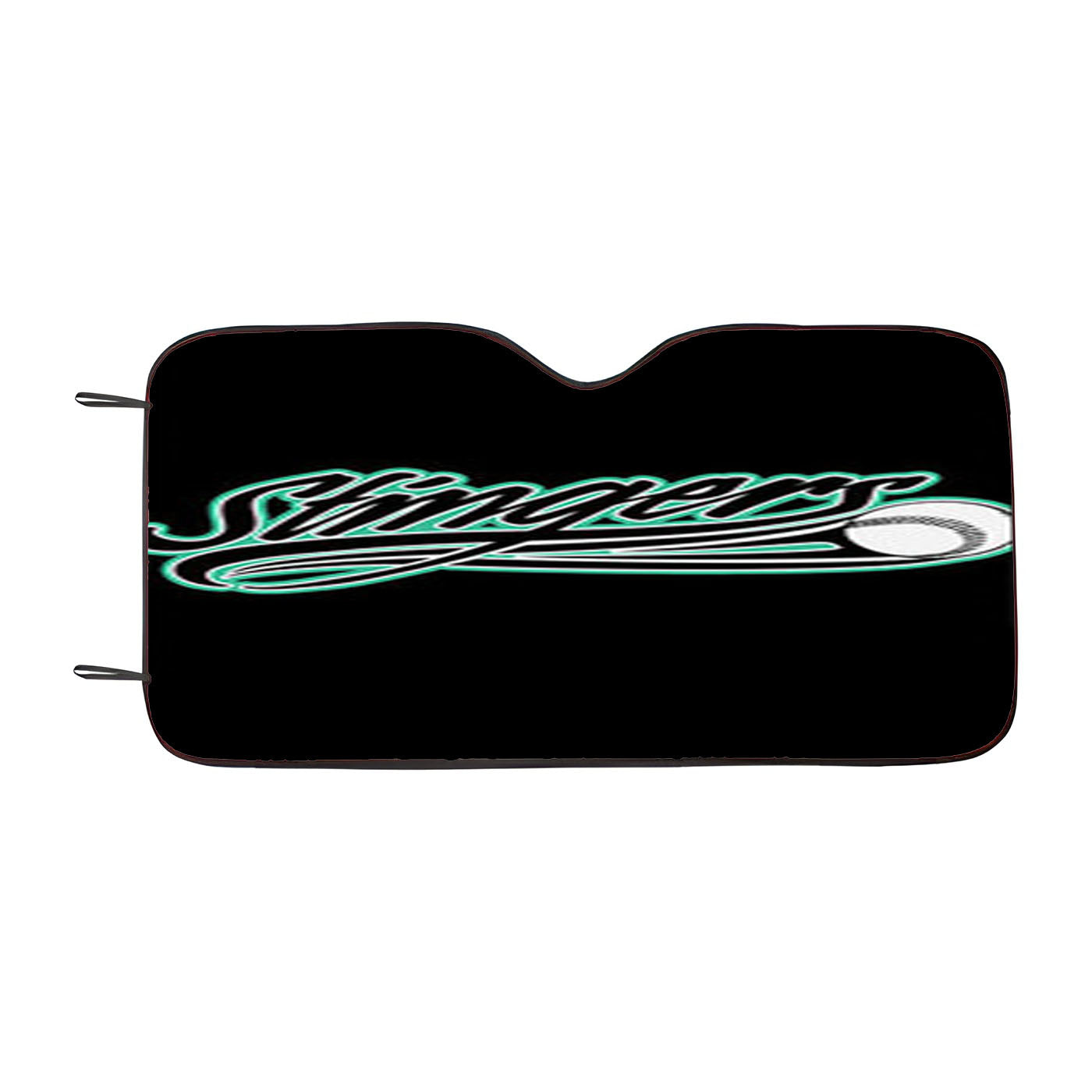 Stingers Baseball Logo Black Car Auto Sun Shade Windshield Cover