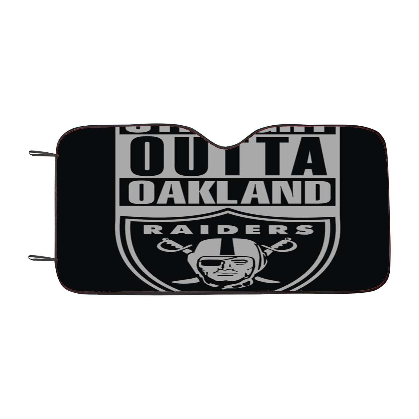 Straight Outta Oakland Raiders Car Auto Sun Shade Windshield Cover