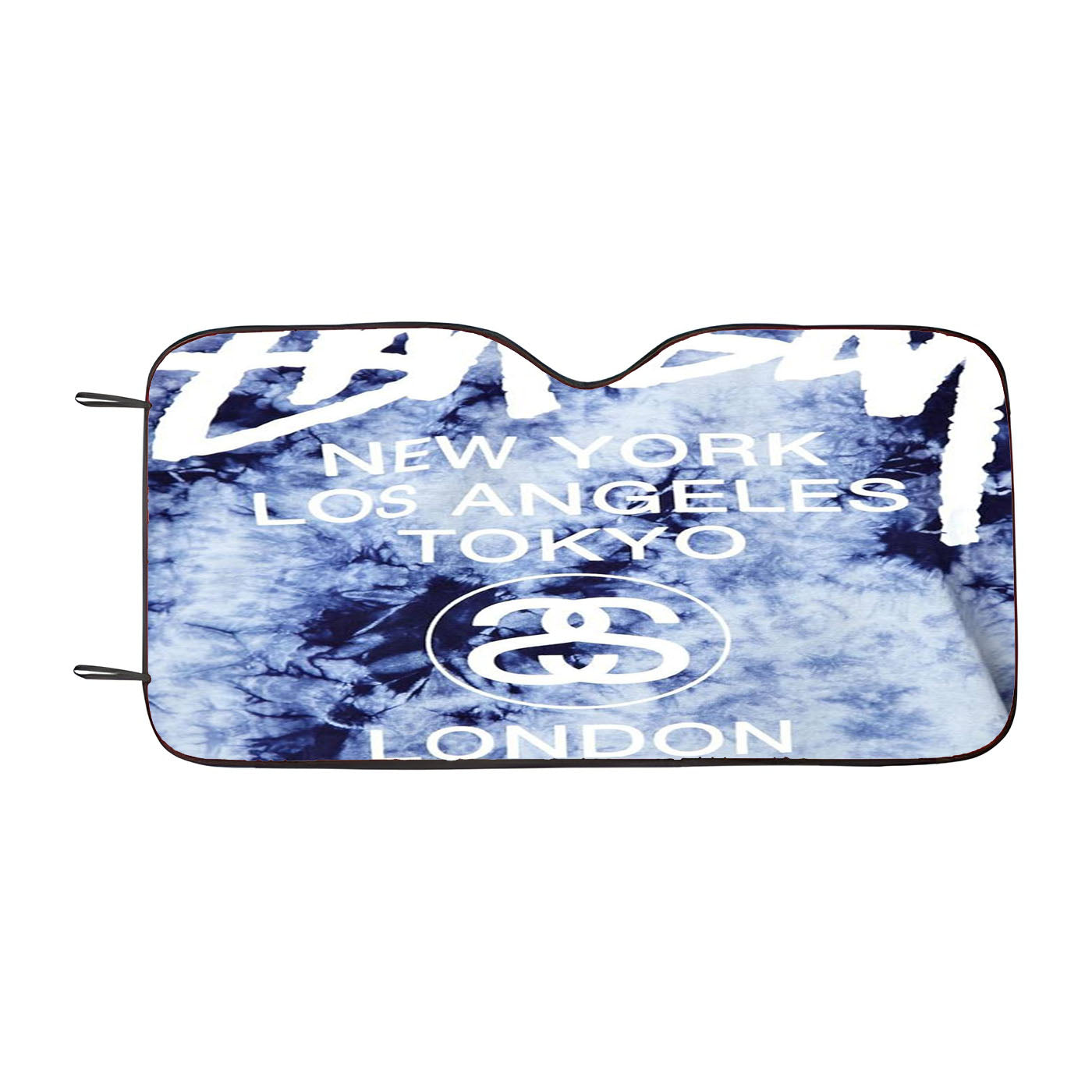 Stussy World Tour Baseball Car Auto Sun Shade Windshield Cover