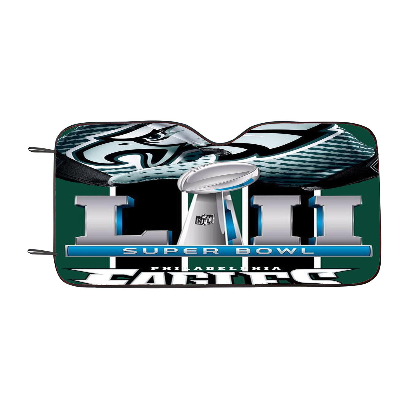 Super Bowl Lii Eagles Car Auto Sun Shade Windshield Cover