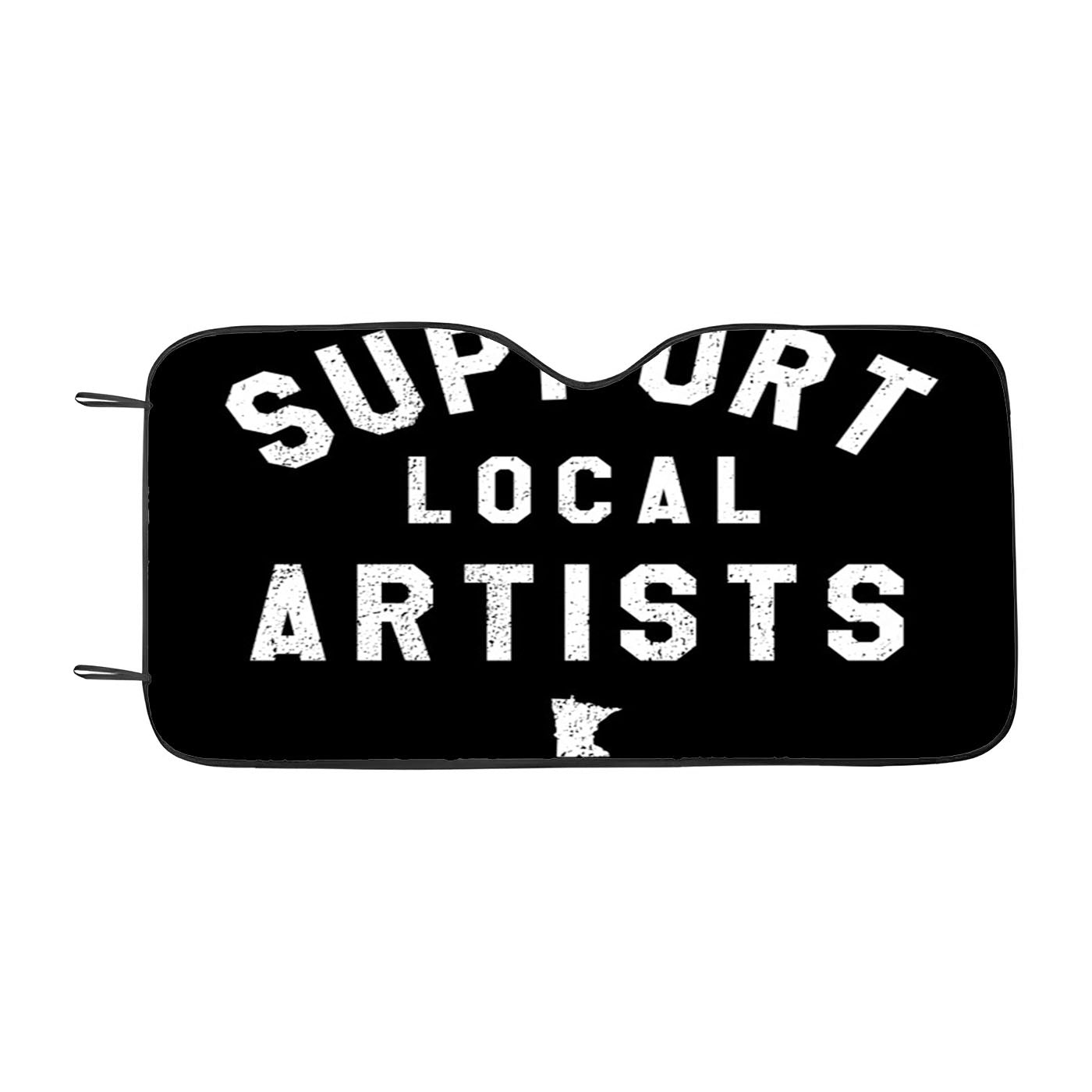 Support Local Artists - Minnesota Car Auto Sun Shade Windshield Cover