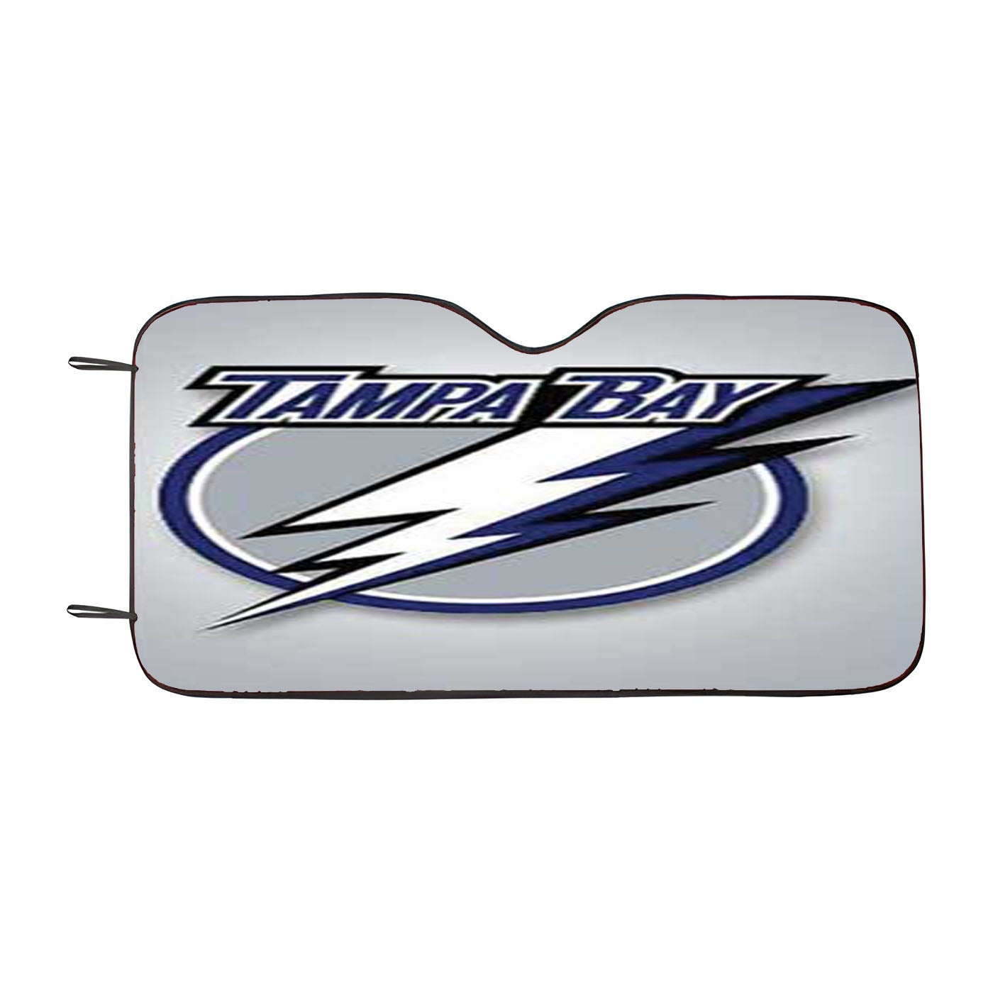 Tampa Bay Lightning Silver Radial Car Auto Sun Shade Windshield Cover