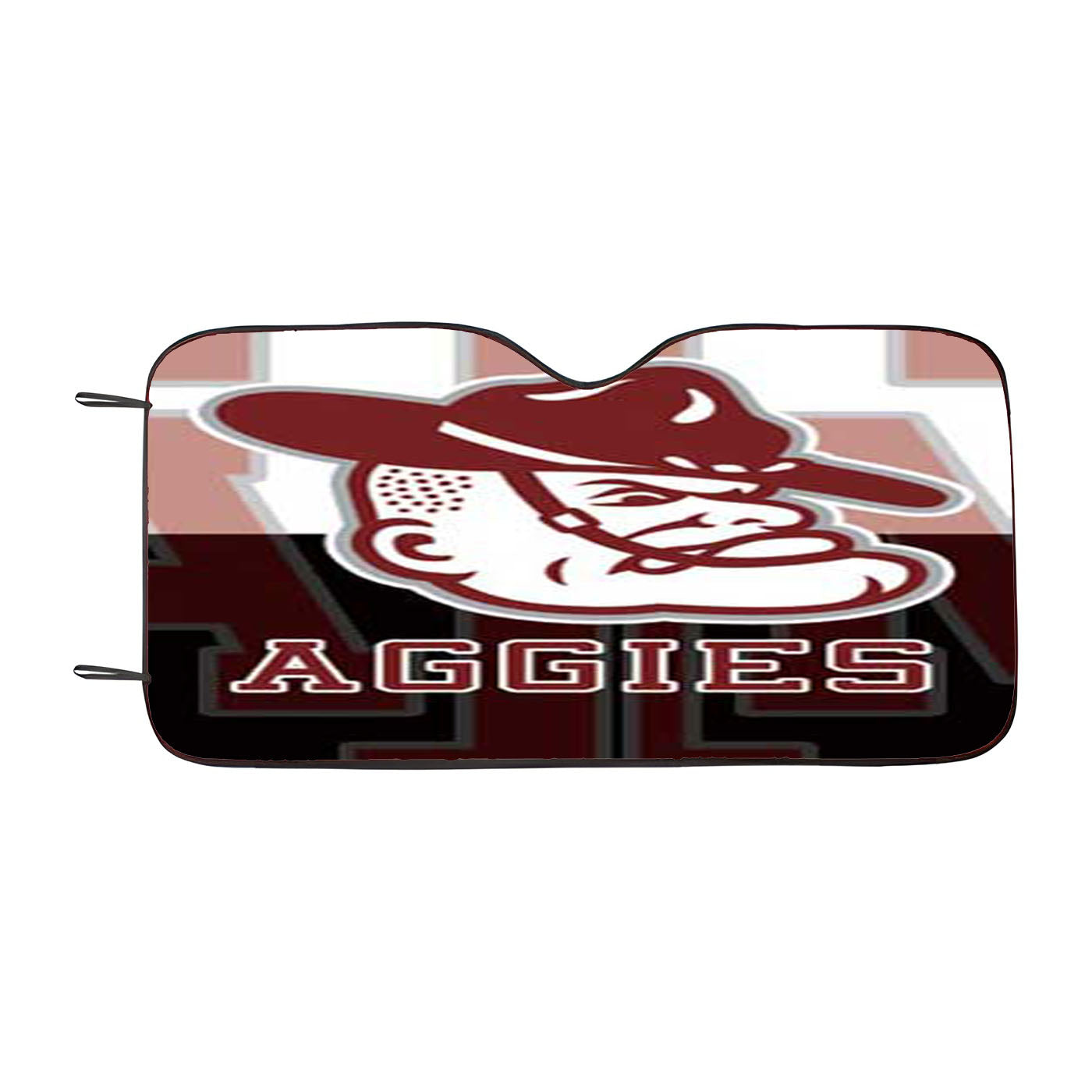 Texas A M Face Fade Car Auto Sun Shade Windshield Cover