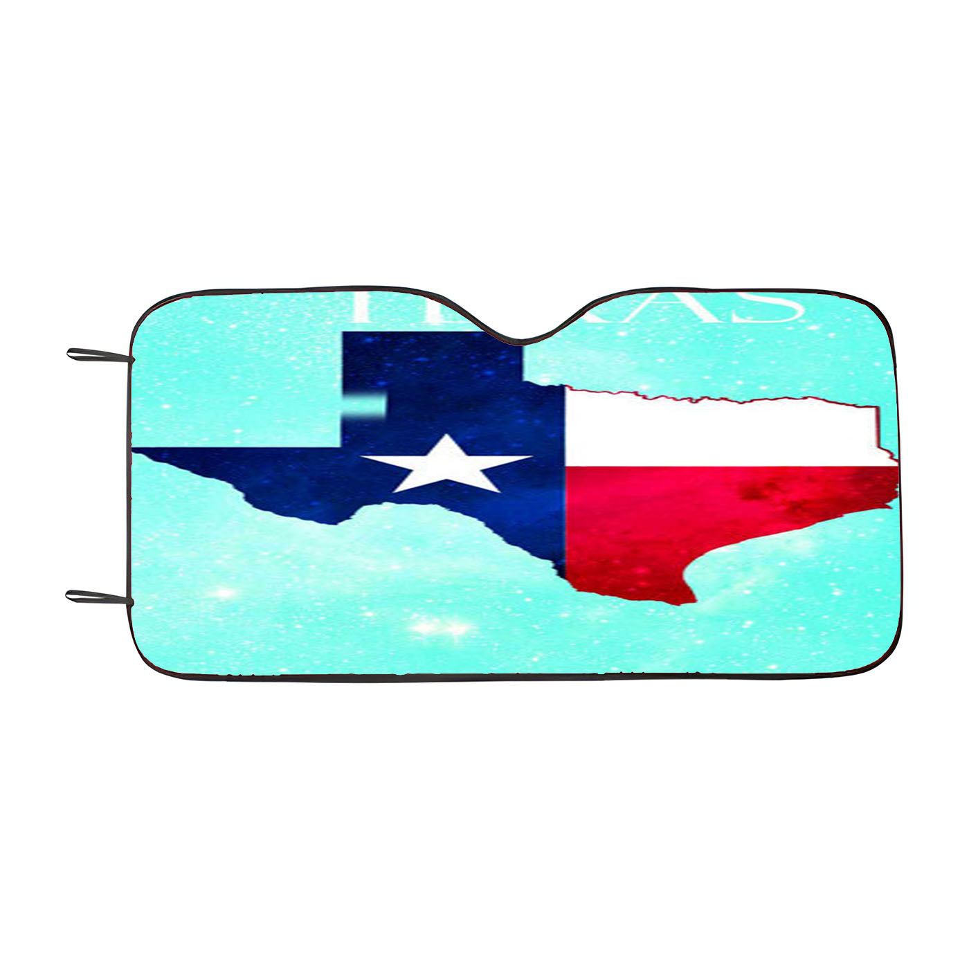Texas Map Flag Car Auto Sun Shade Windshield Cover