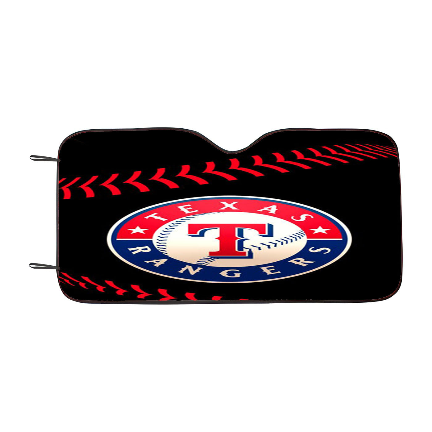 Texas Rangers Mlb 3 Car Auto Sun Shade Windshield Cover
