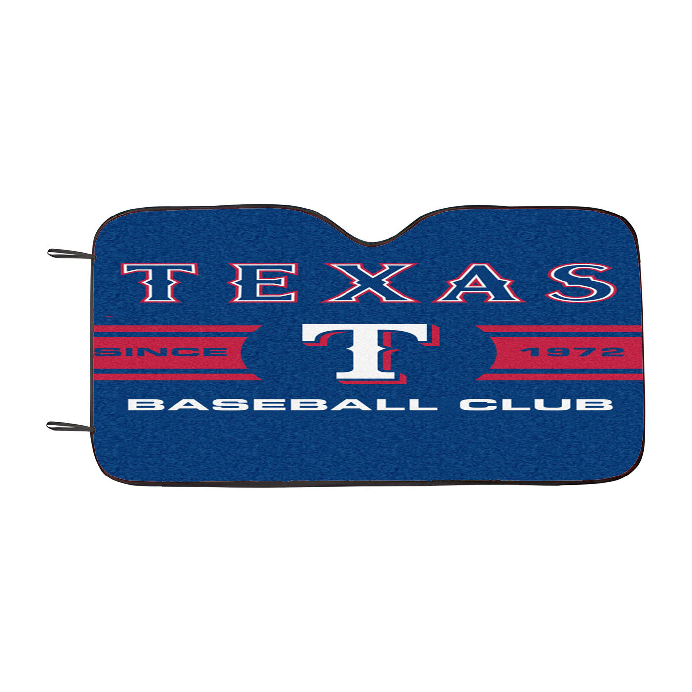 Texas Rangers Mlb Baseball Club Car Auto Sun Shade Windshield Cover