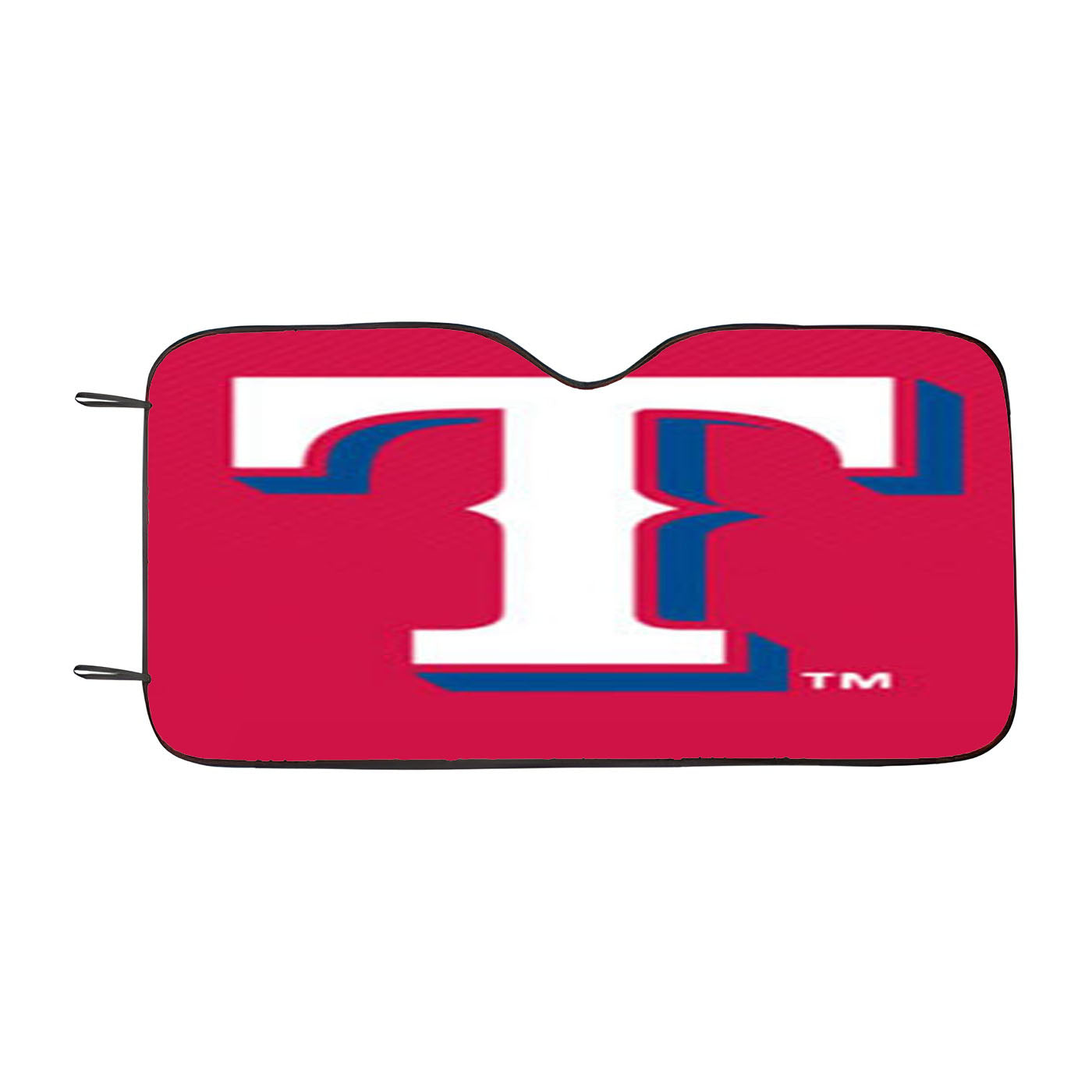 Texas Rangers Red Car Auto Sun Shade Windshield Cover