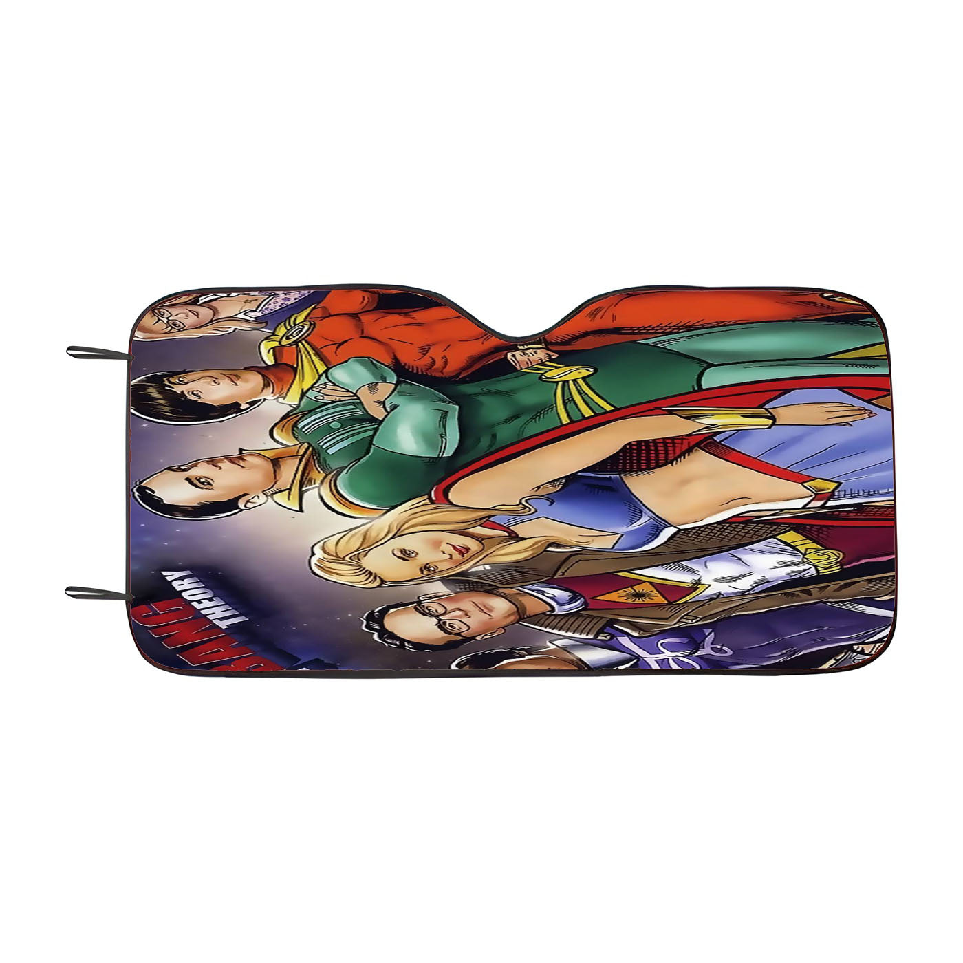 The Big Bang Theory Cartoon Wallpaper Car Auto Sun Shade Windshield Cover